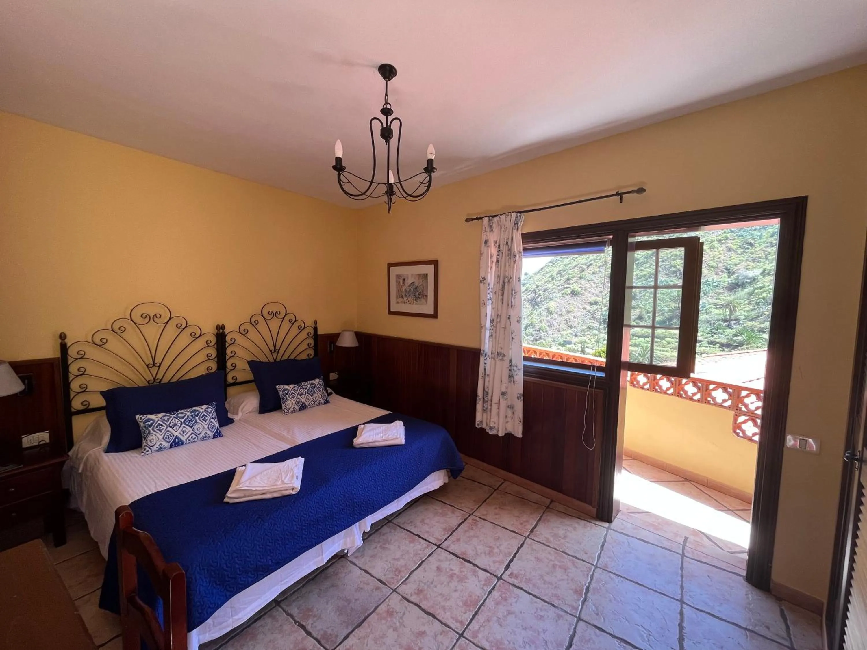 Bed in Hotel Rural Villa de Hermigua