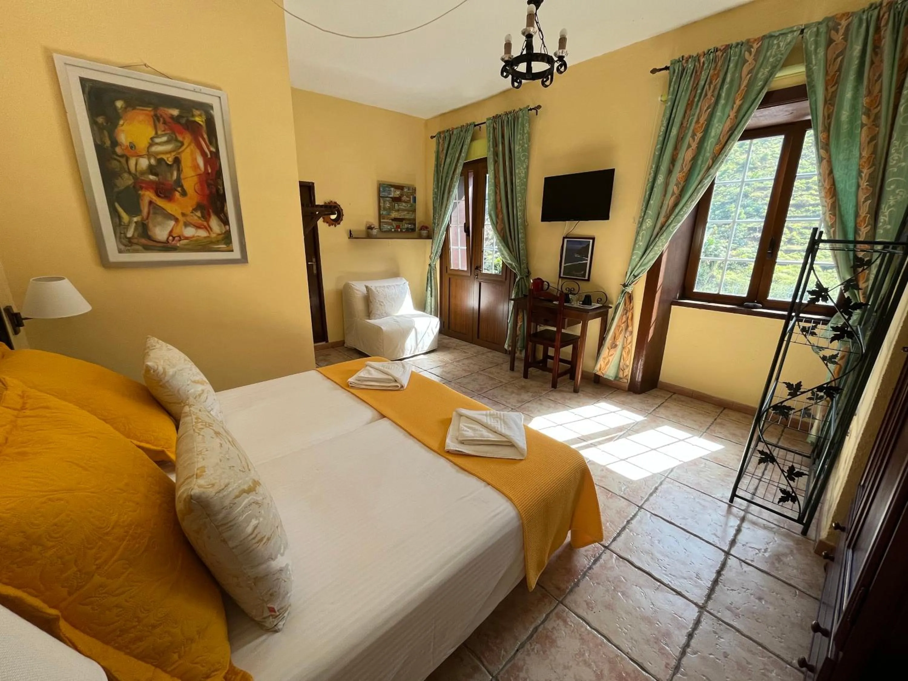 Bed in Hotel Rural Villa de Hermigua