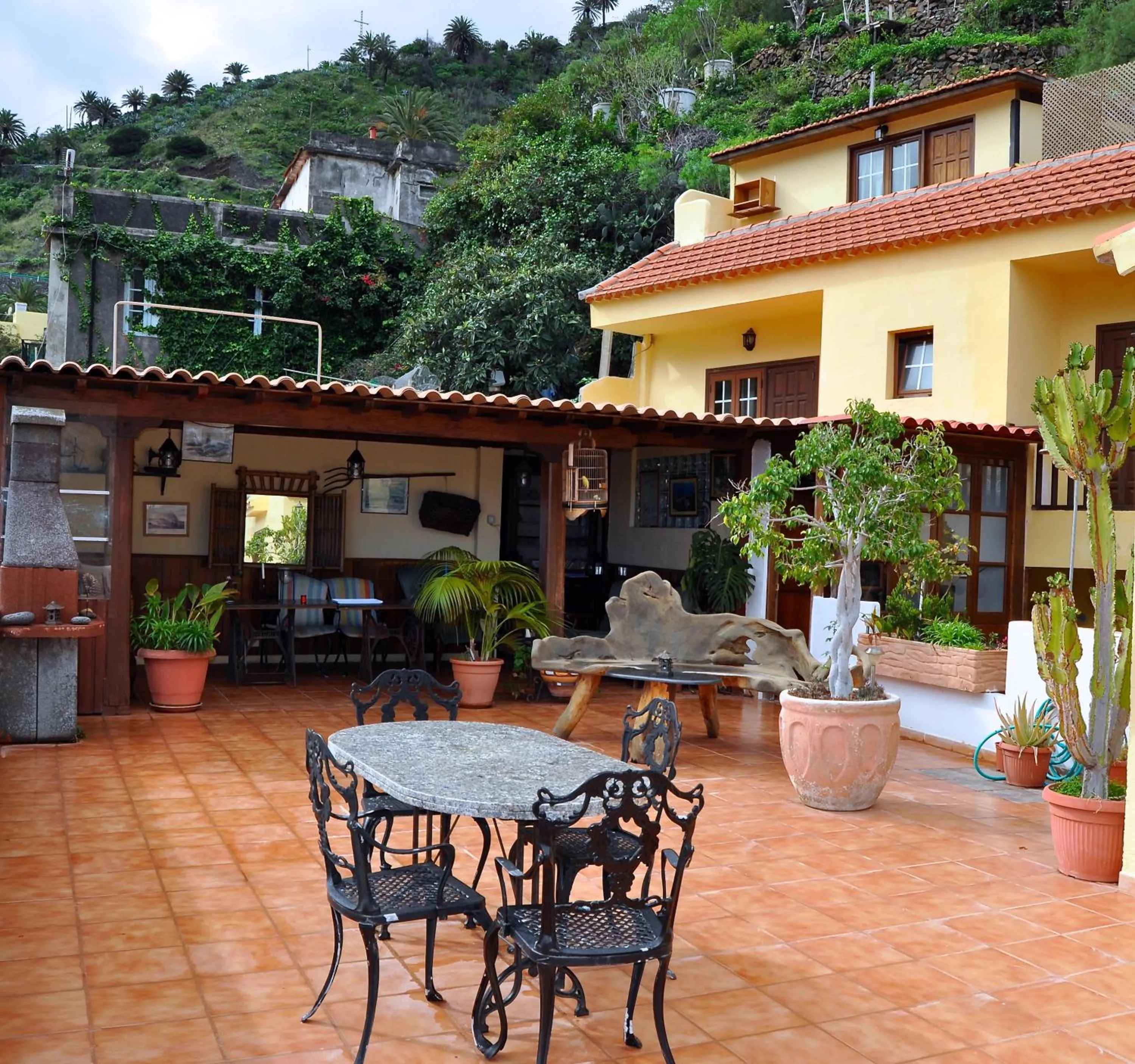 Patio in Hotel Rural Villa de Hermigua