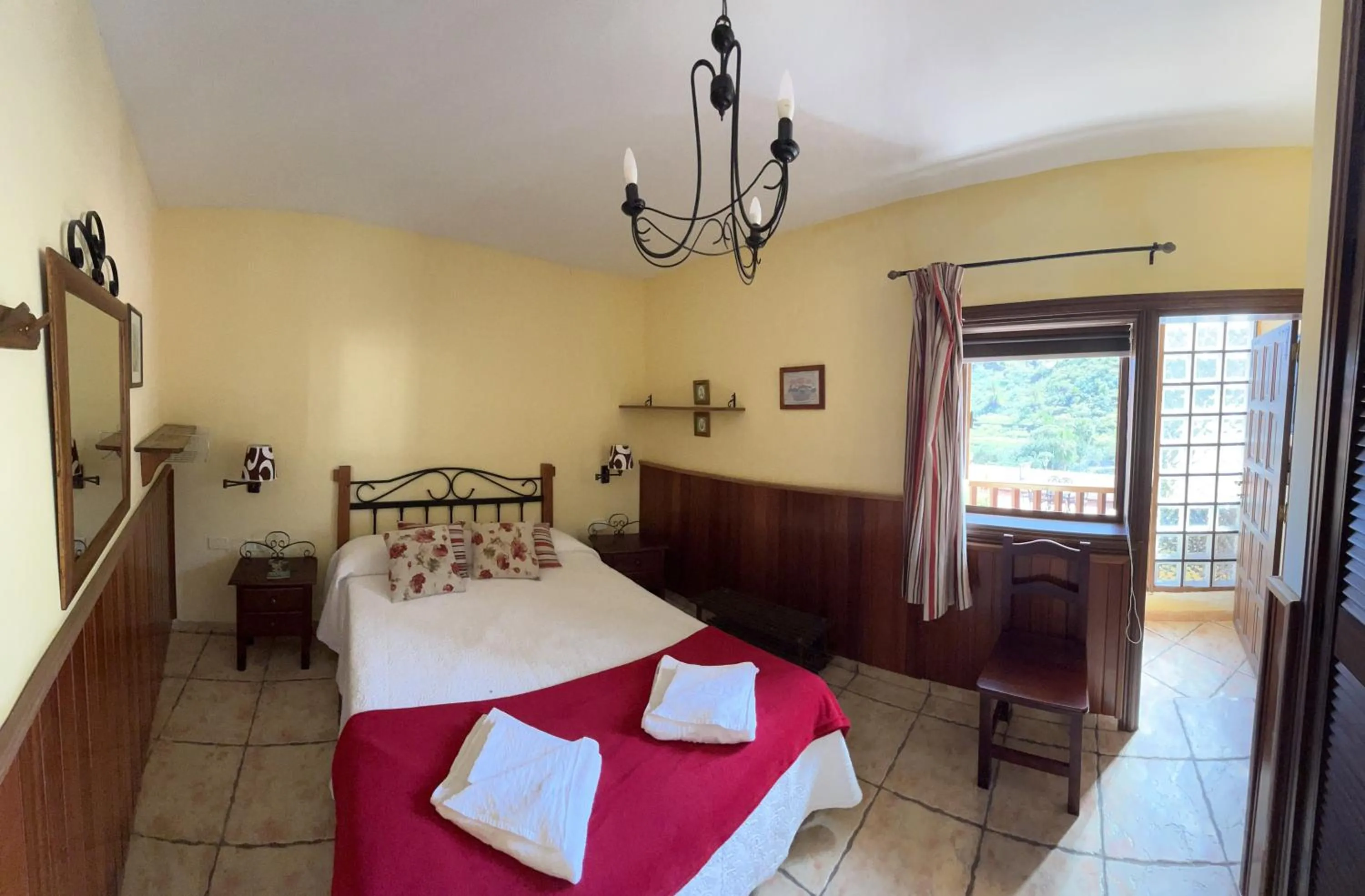 Bed in Hotel Rural Villa de Hermigua