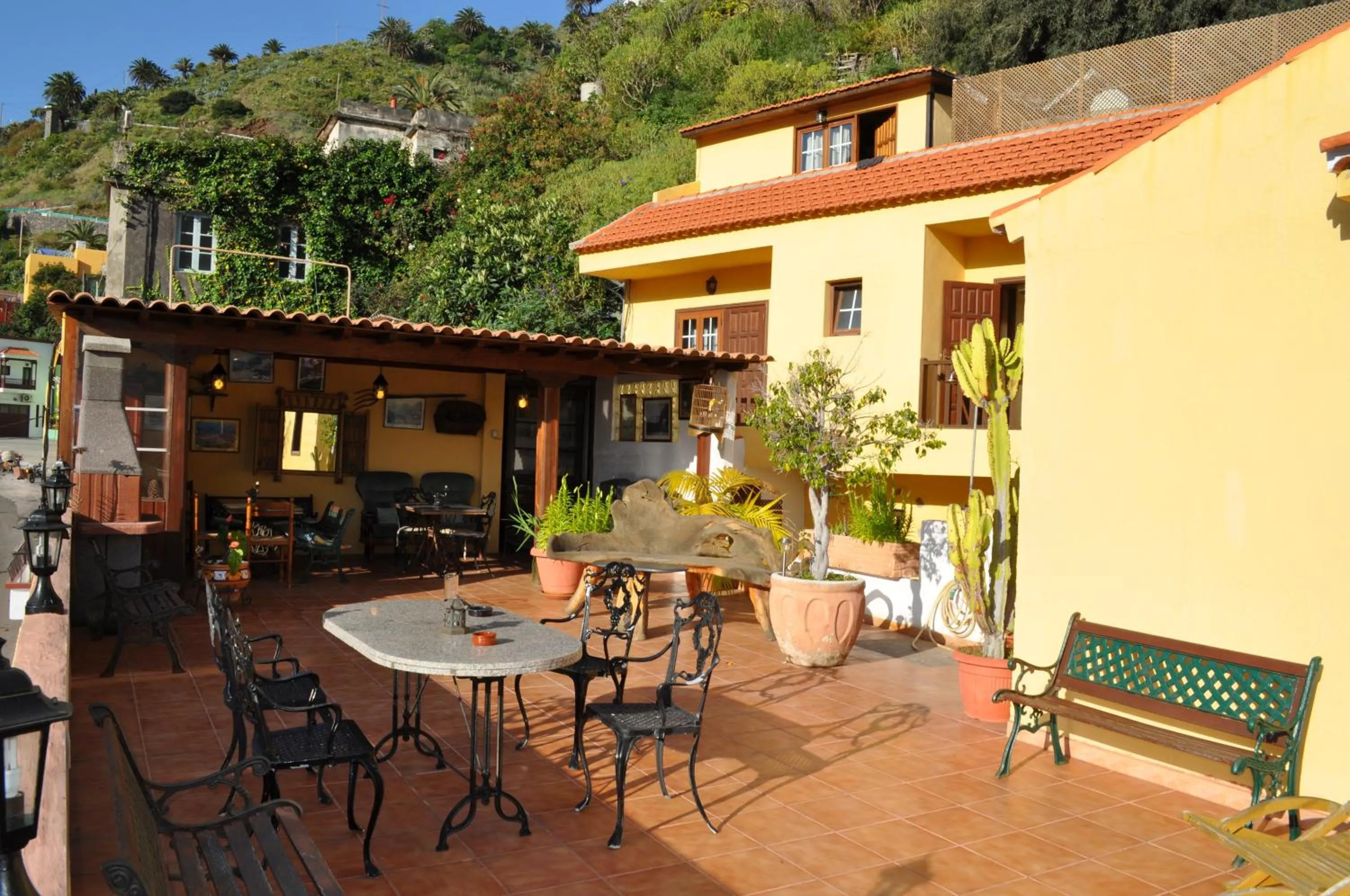 Patio in Hotel Rural Villa de Hermigua