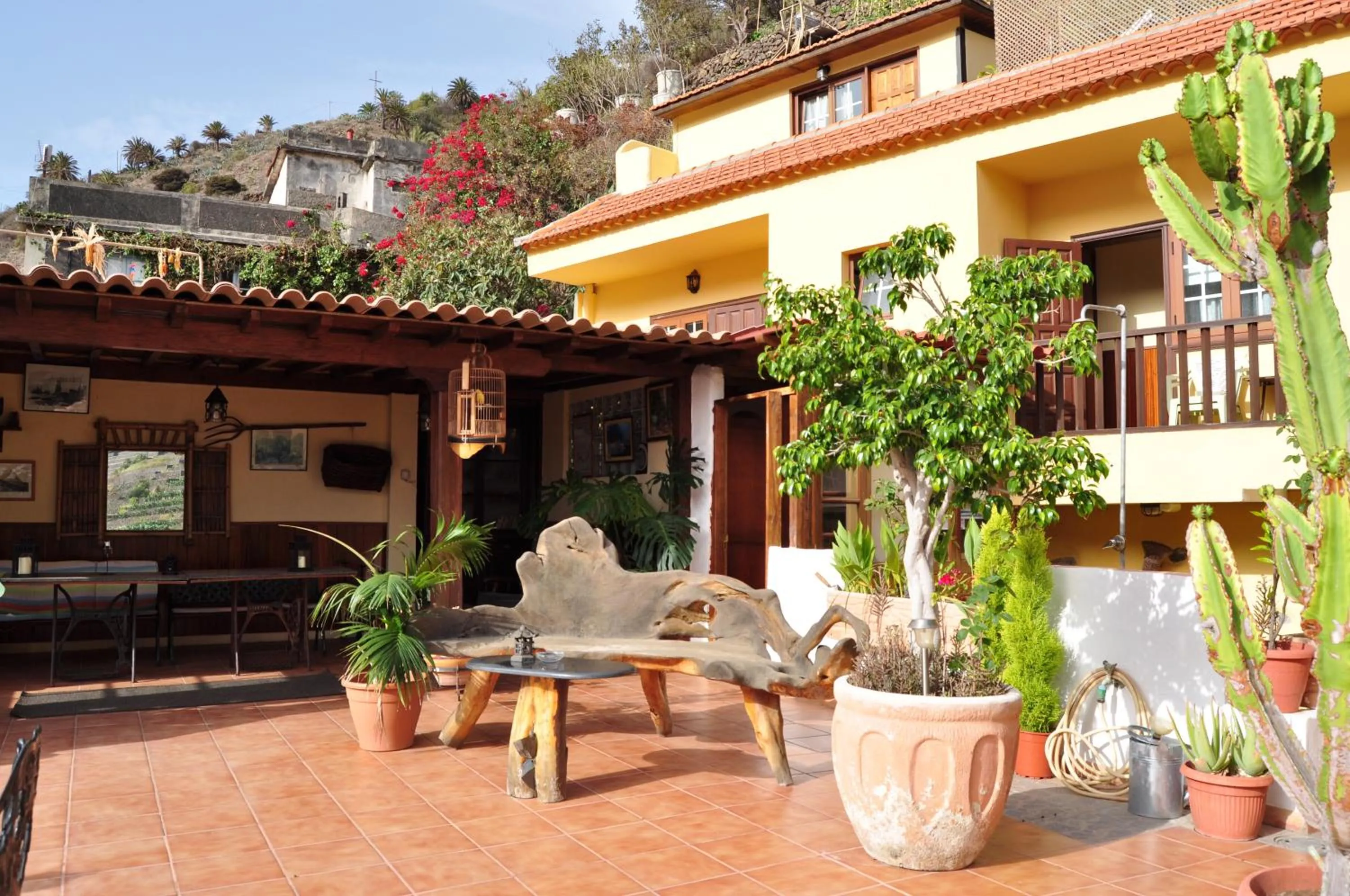 Patio in Hotel Rural Villa de Hermigua
