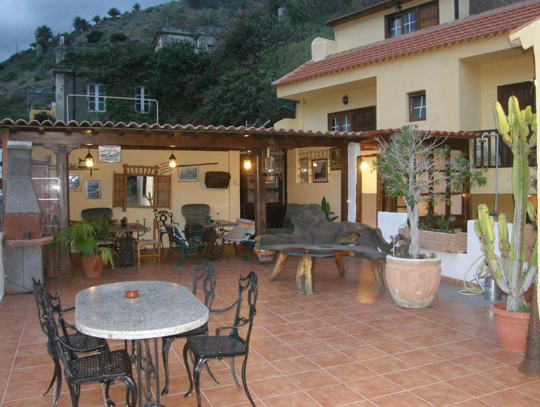 Patio in Hotel Rural Villa de Hermigua