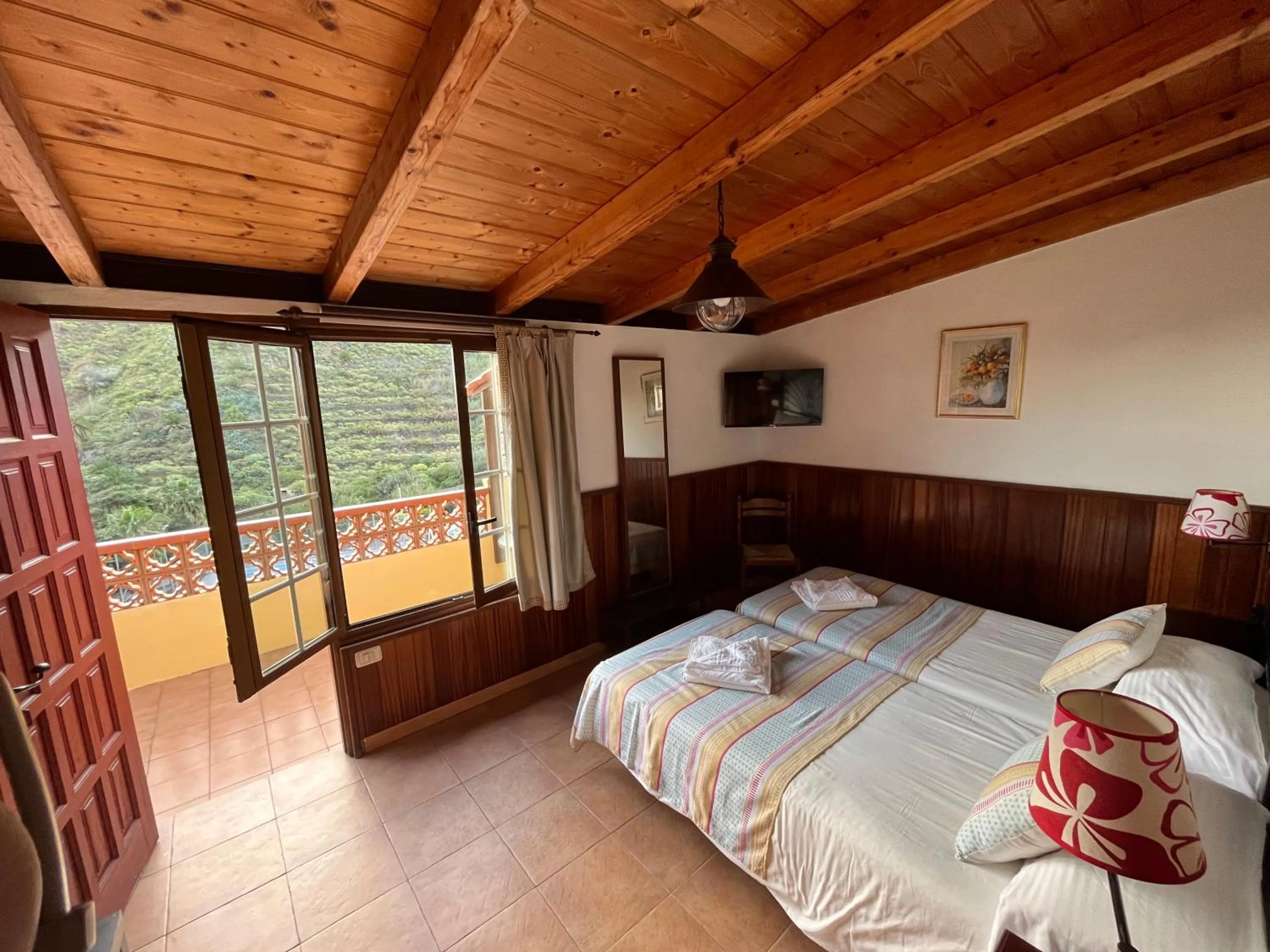 Bed in Hotel Rural Villa de Hermigua