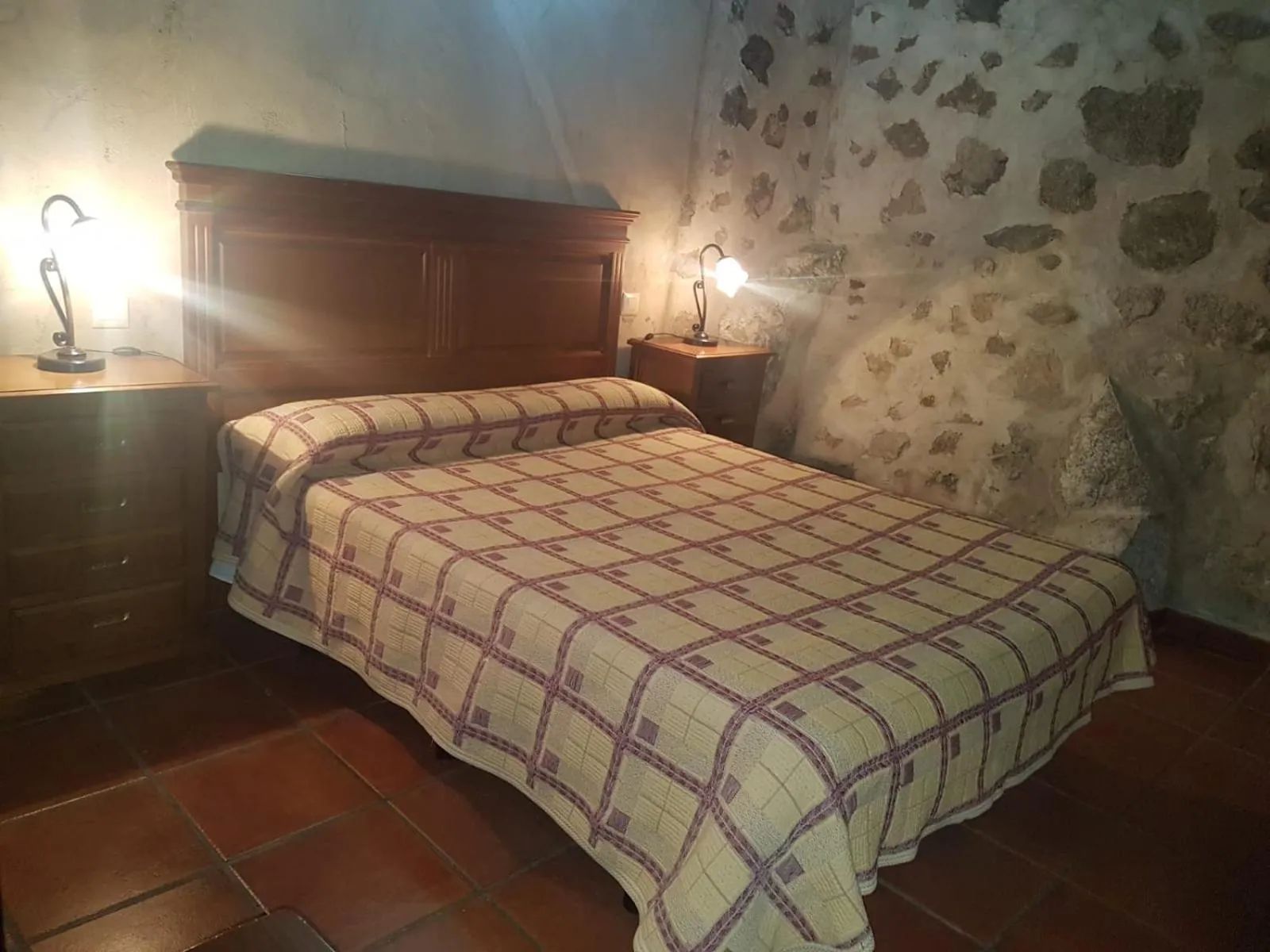 Bed in Casa Rural El Molino I