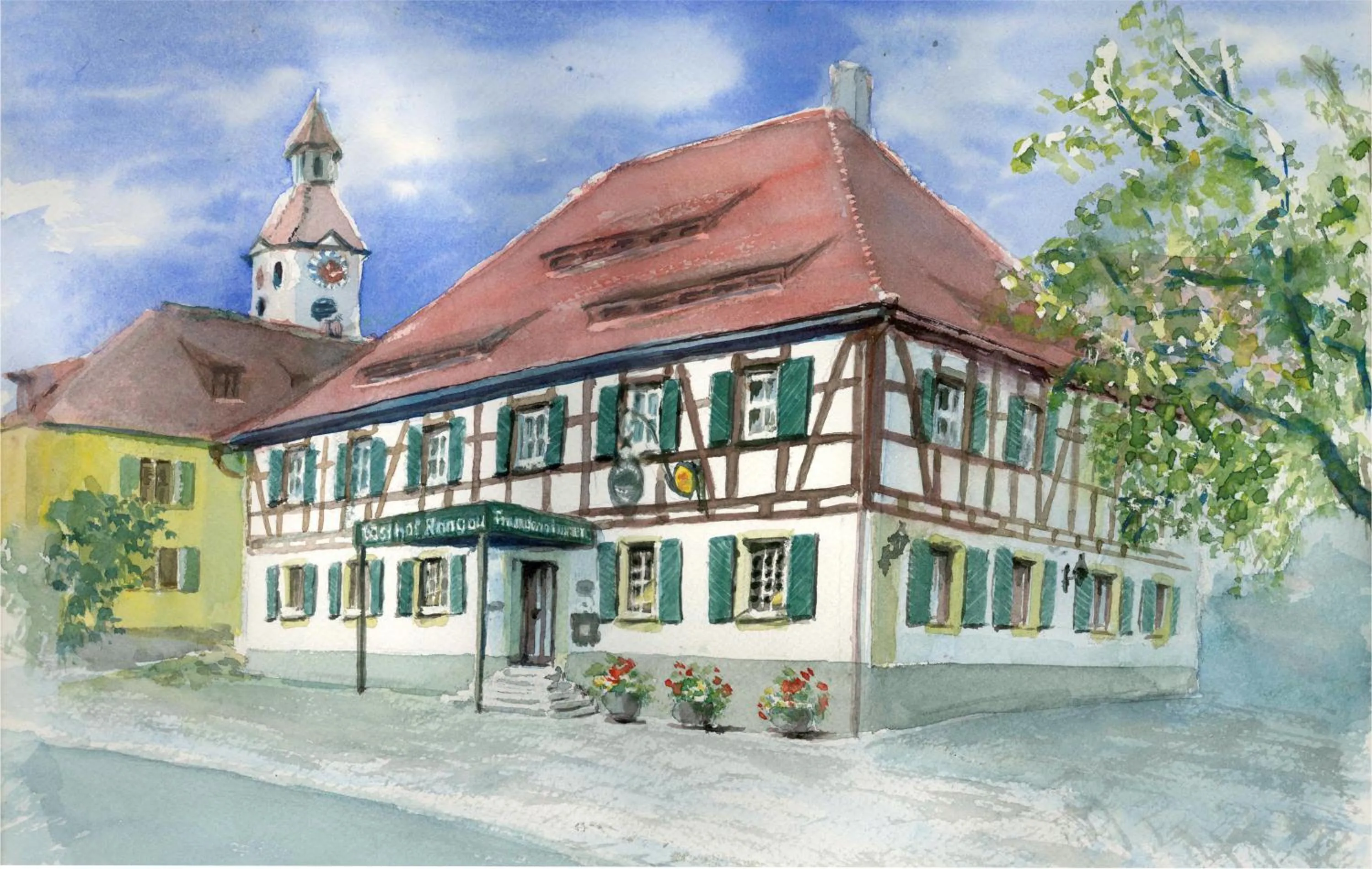 Property logo or sign in Landhotel Rangau Gasthof & Brennerei