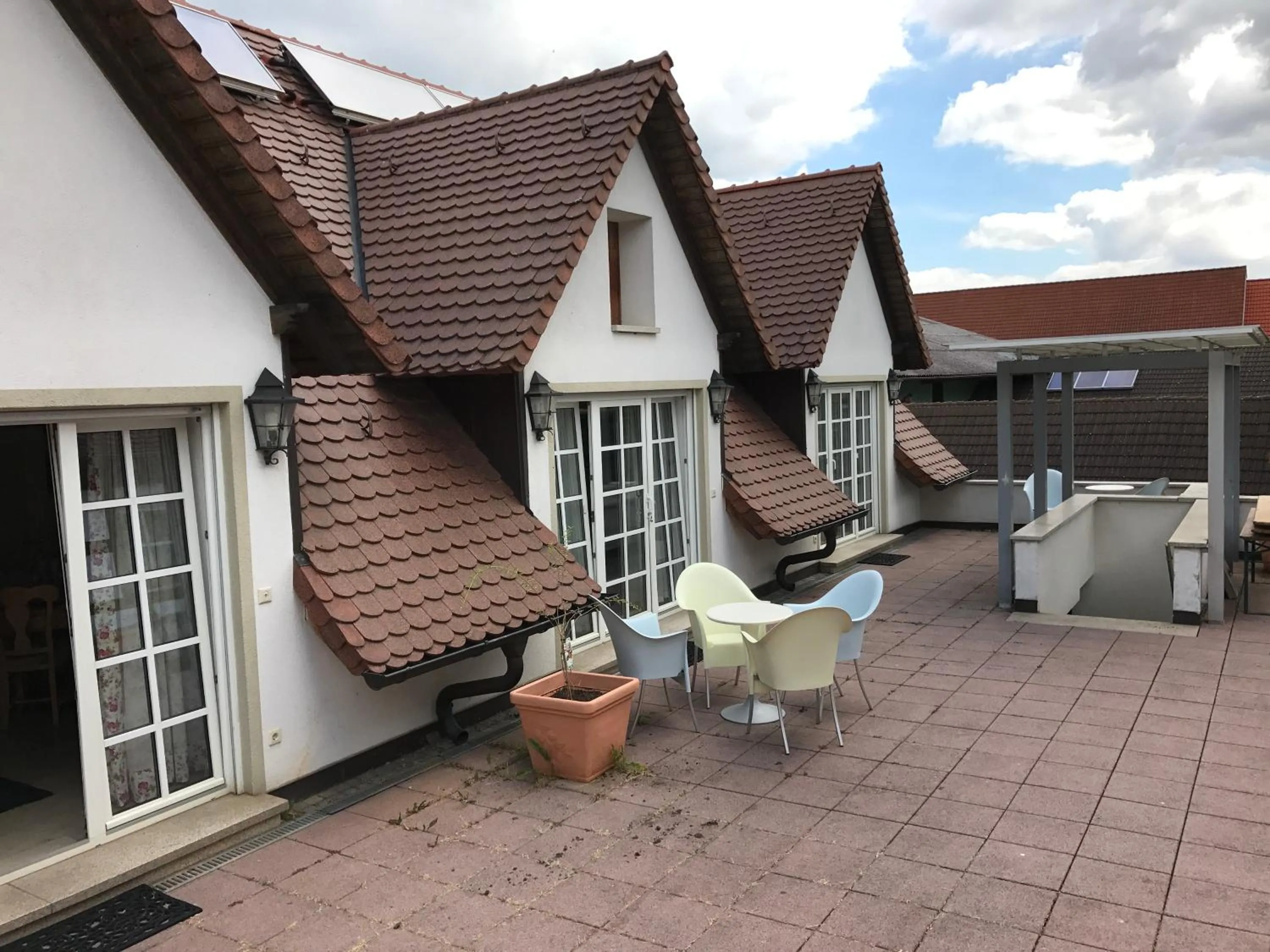 Balcony/Terrace in Landhotel Rangau Gasthof & Brennerei