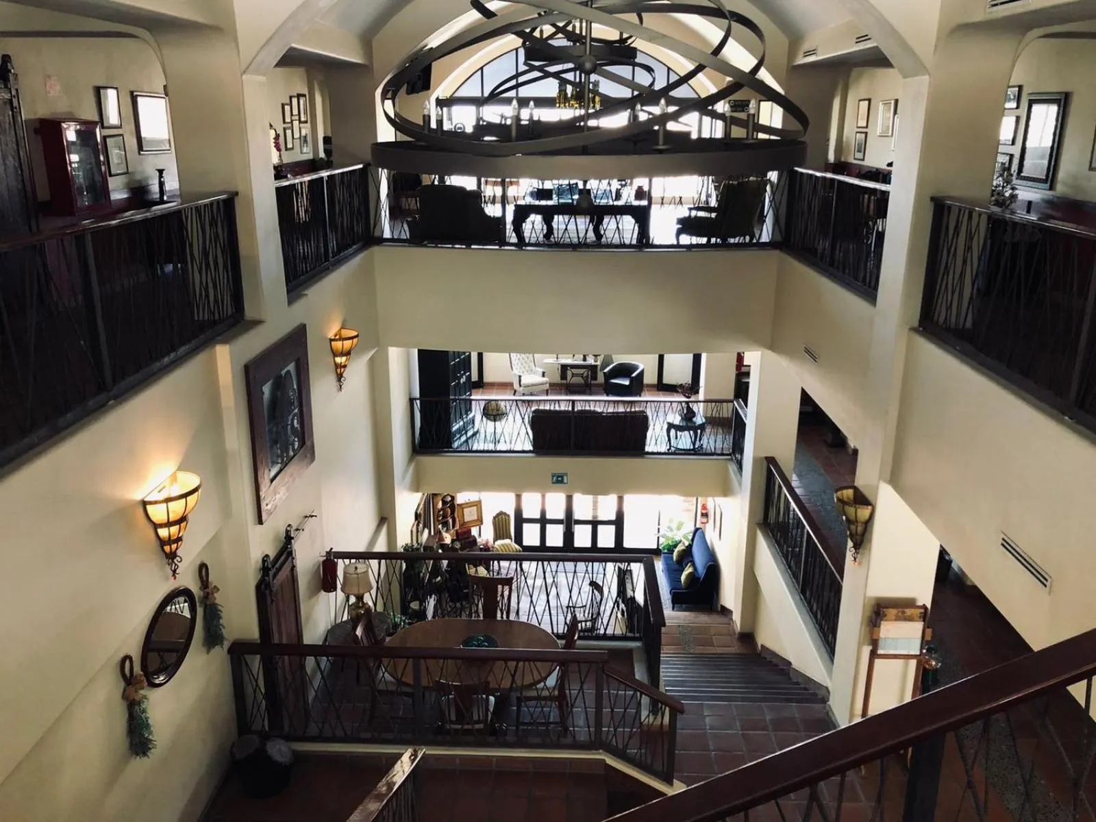 Living room in Hotel Hacienda Santana