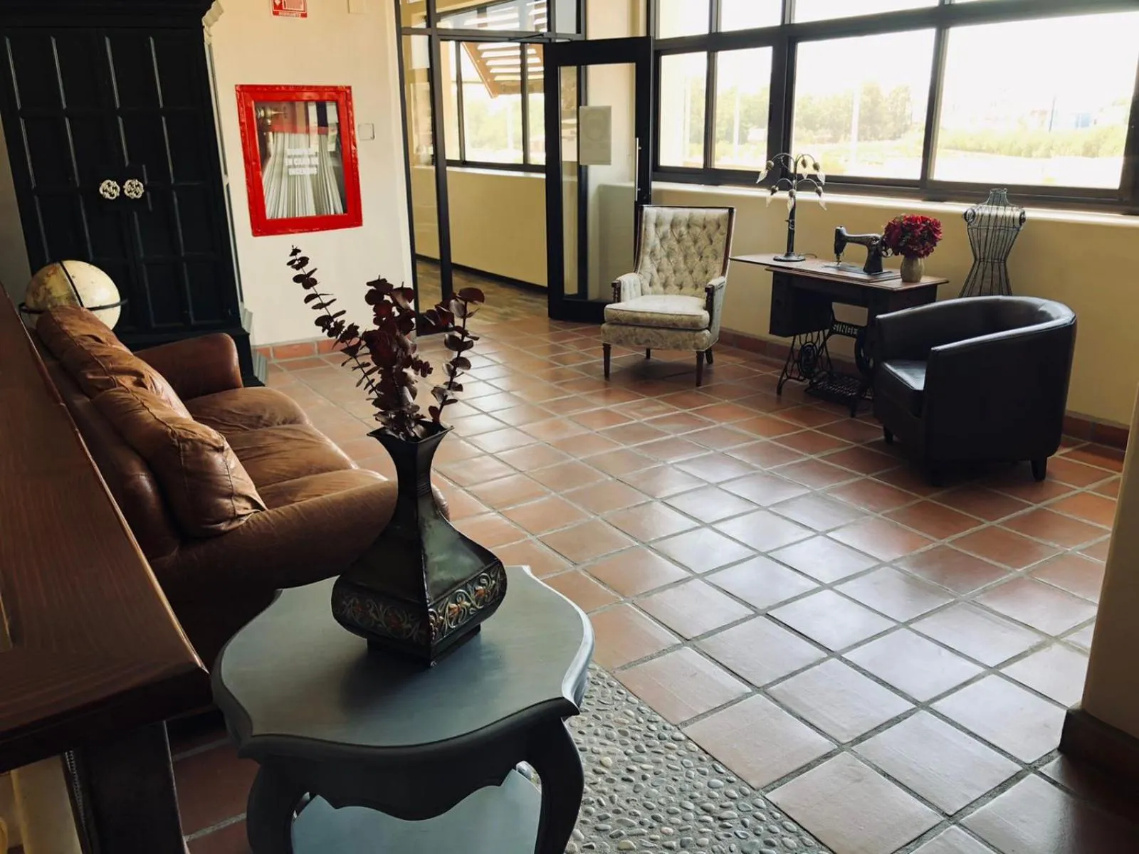 Living room in Hotel Hacienda Santana