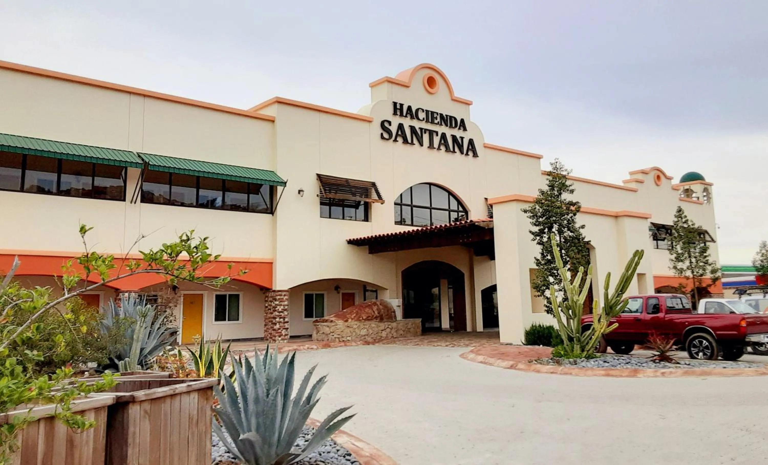 Property building in Hotel Hacienda Santana