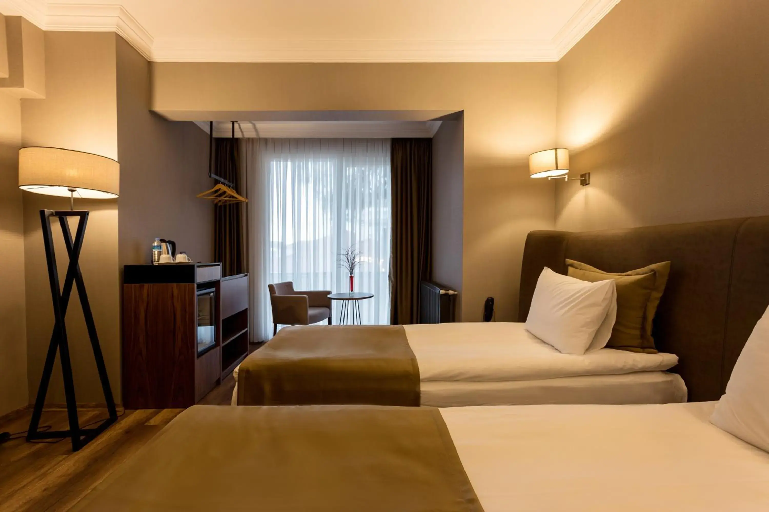 Twin Room with Sea View in Marin Otel & Restaurant Twin Room with Sea View in Marin Otel & Restaurant