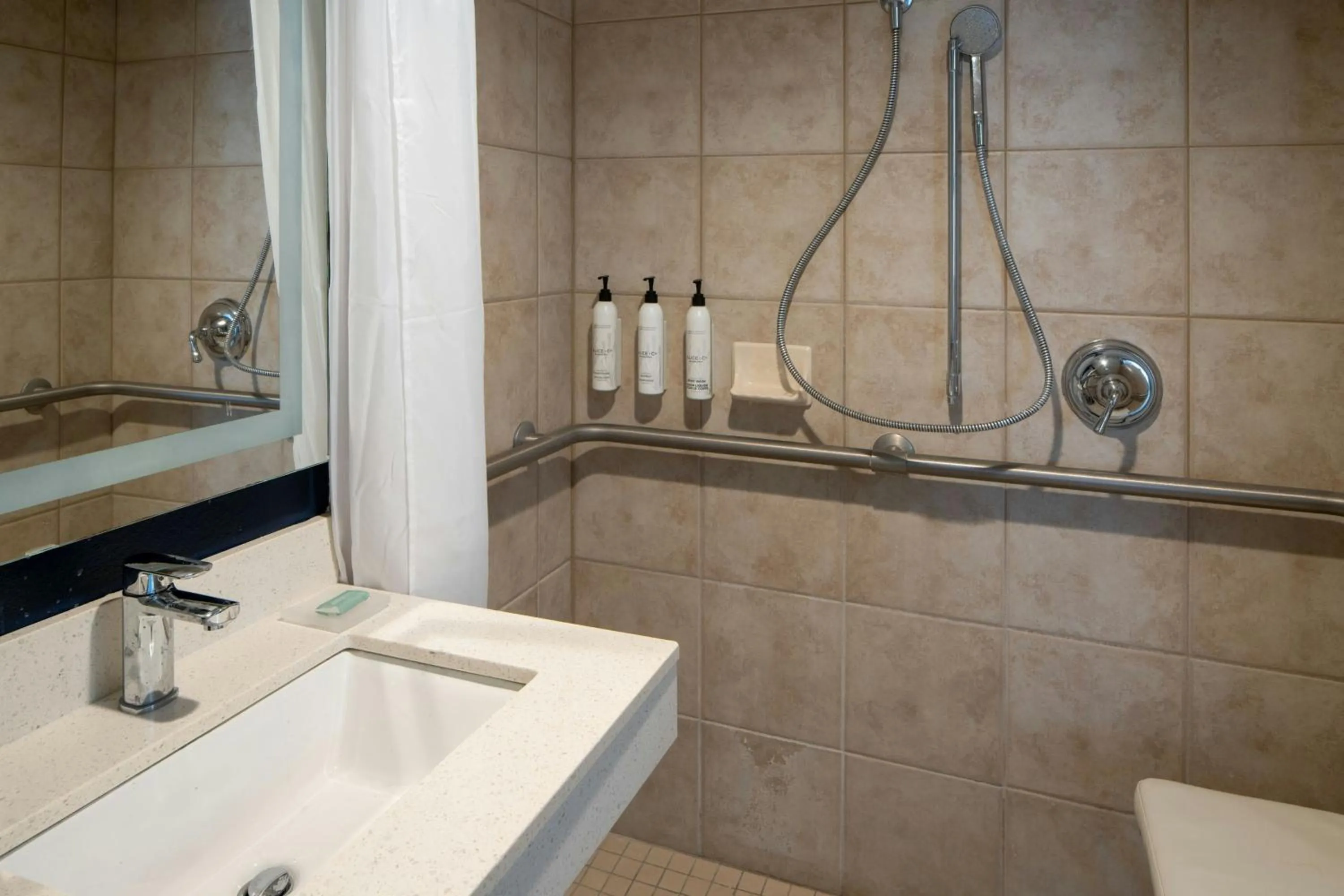 Bathroom in City Express by Marriott New Orleans 1-10