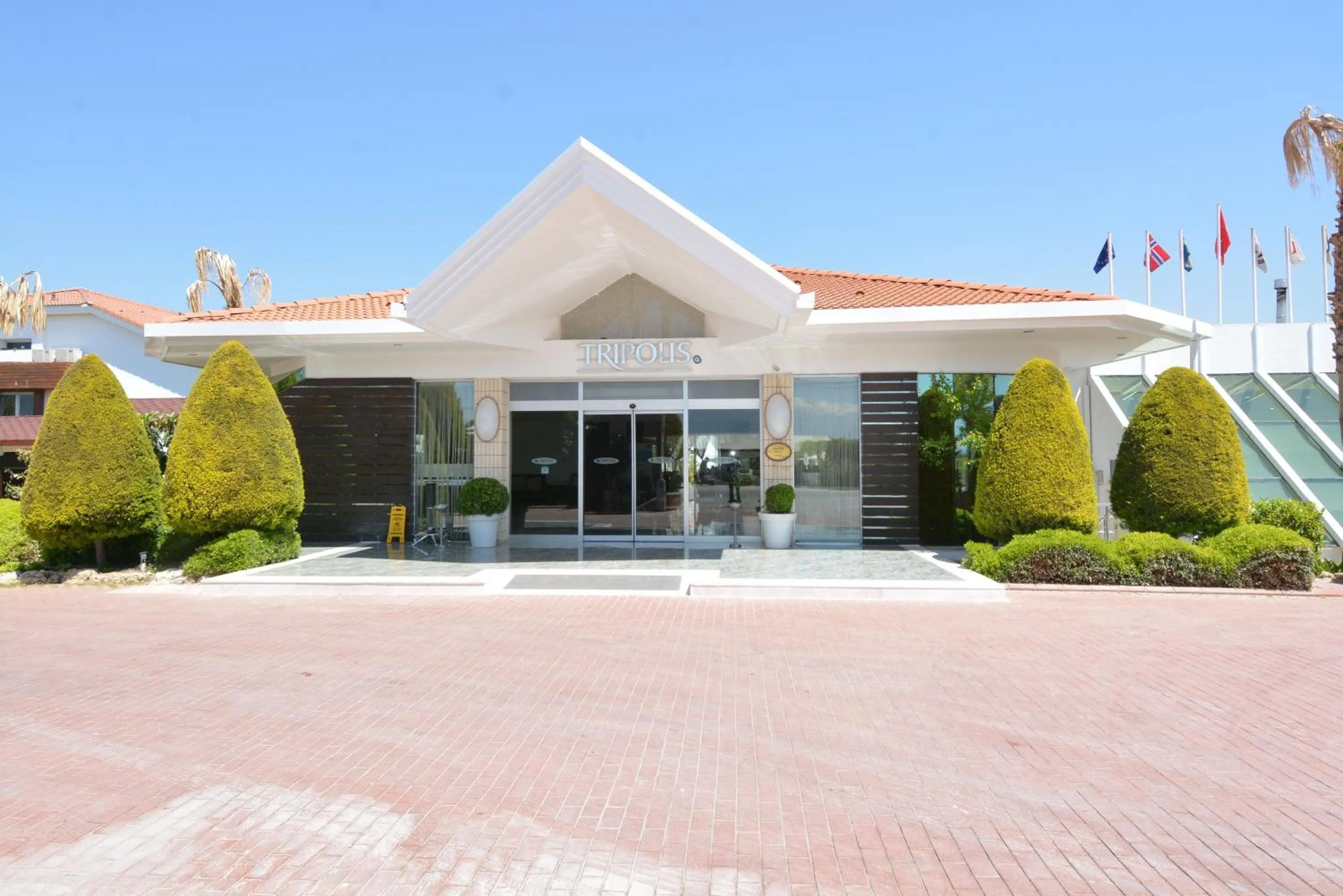 Facade/entrance in Tripolis Hotel