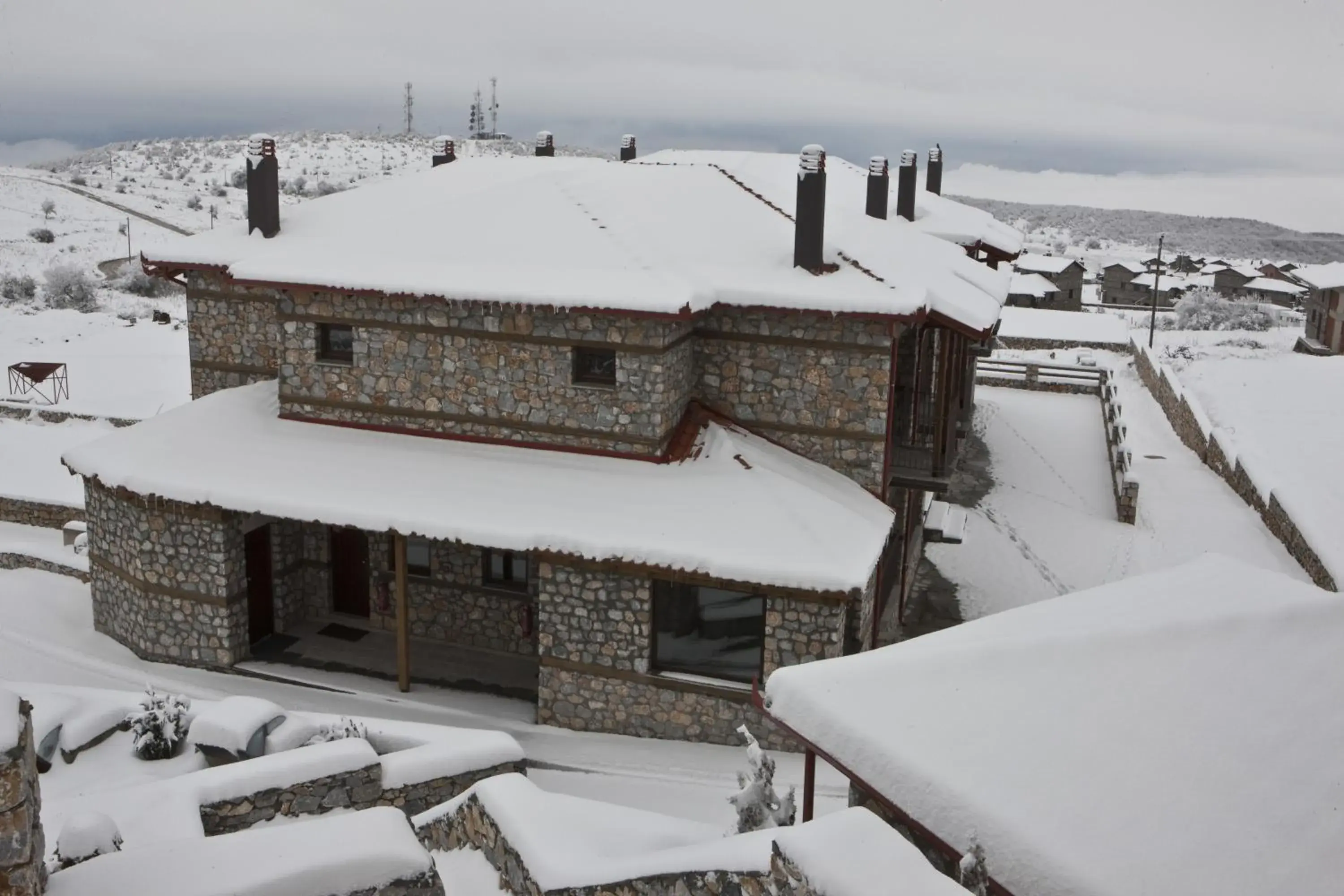 Bird's eye view in Miramonte Chalet Hotel Spa Bird's eye view in Miramonte Chalet Hotel Spa