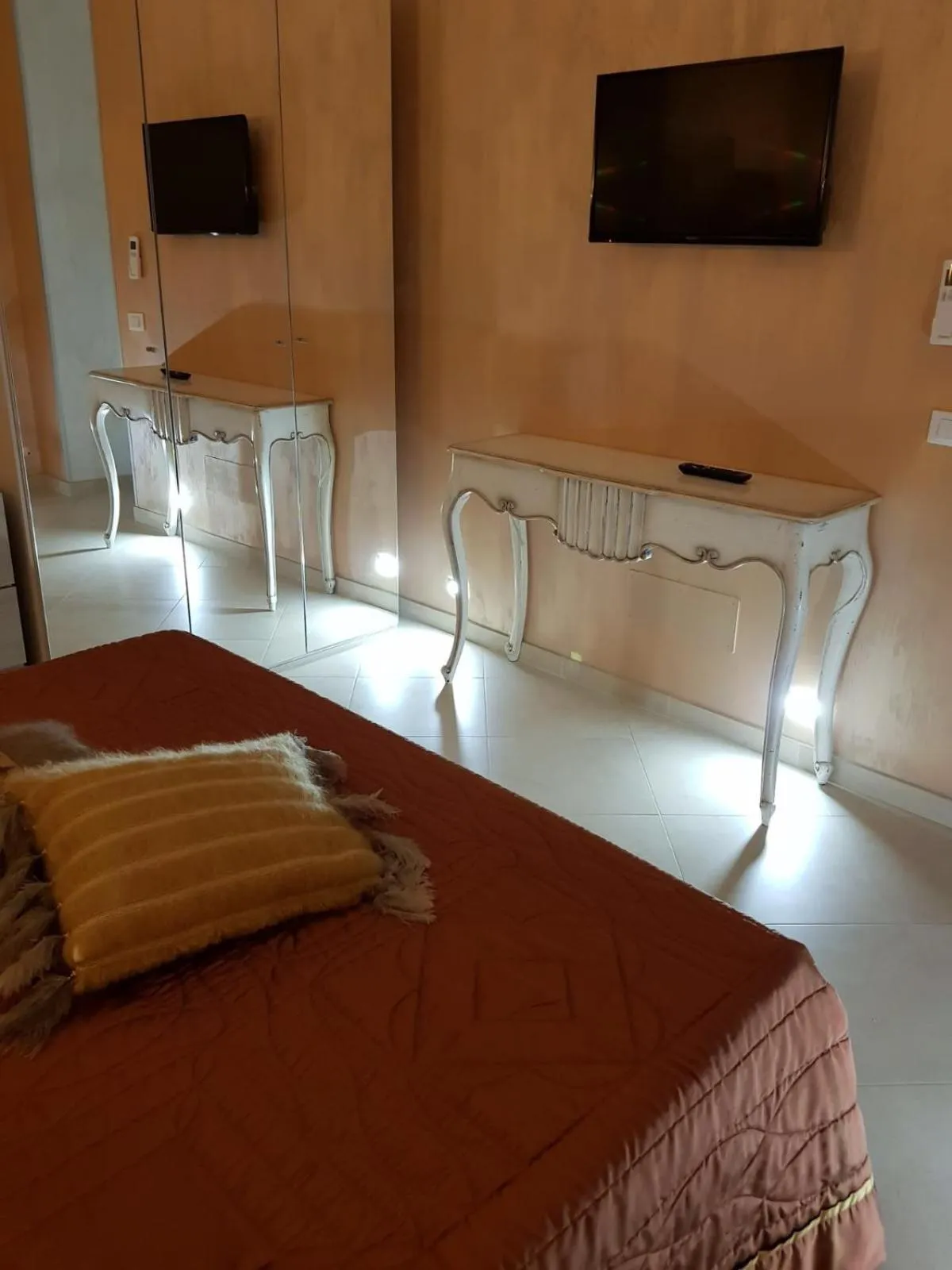 Bedroom, Bed in Le Cale' B&B