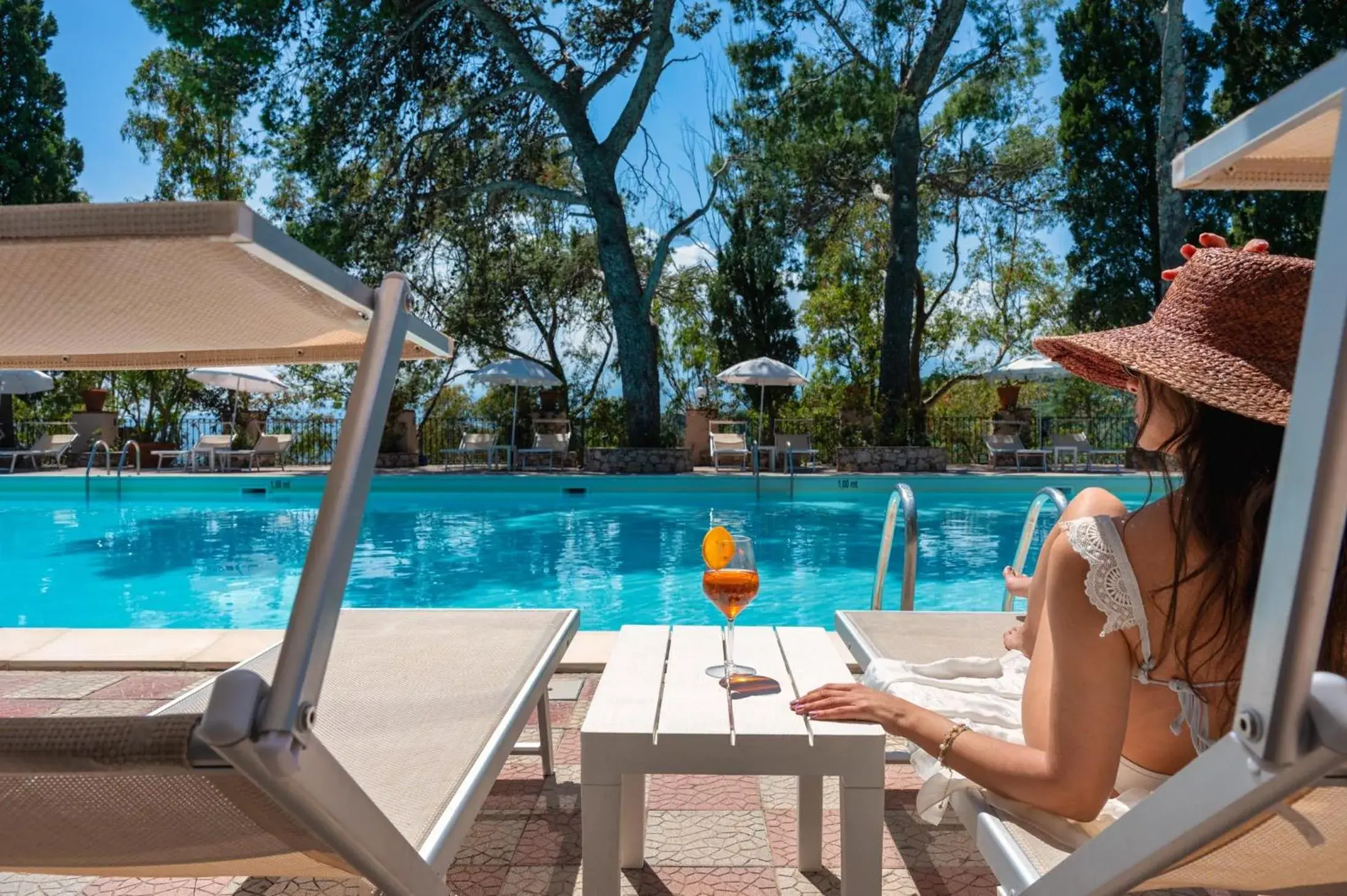 Pool view in Excelsior Palace Hotel Pool view in Excelsior Palace Hotel