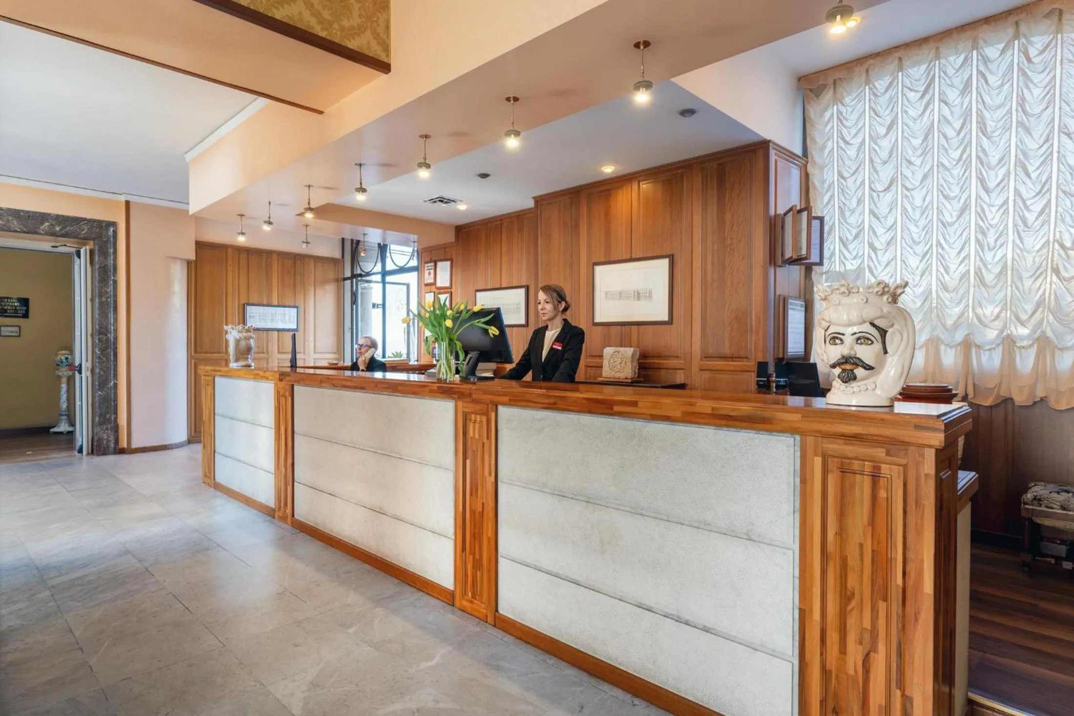 Lobby or reception in Excelsior Palace Hotel