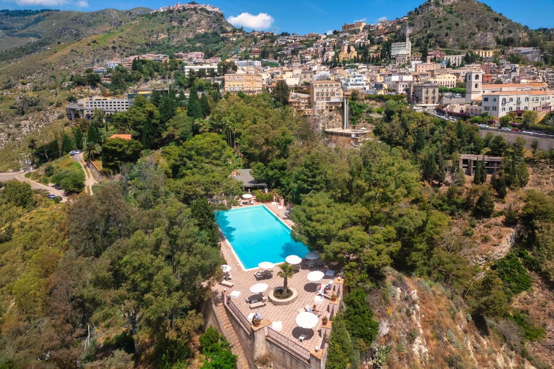 Bird's eye view in Excelsior Palace Hotel