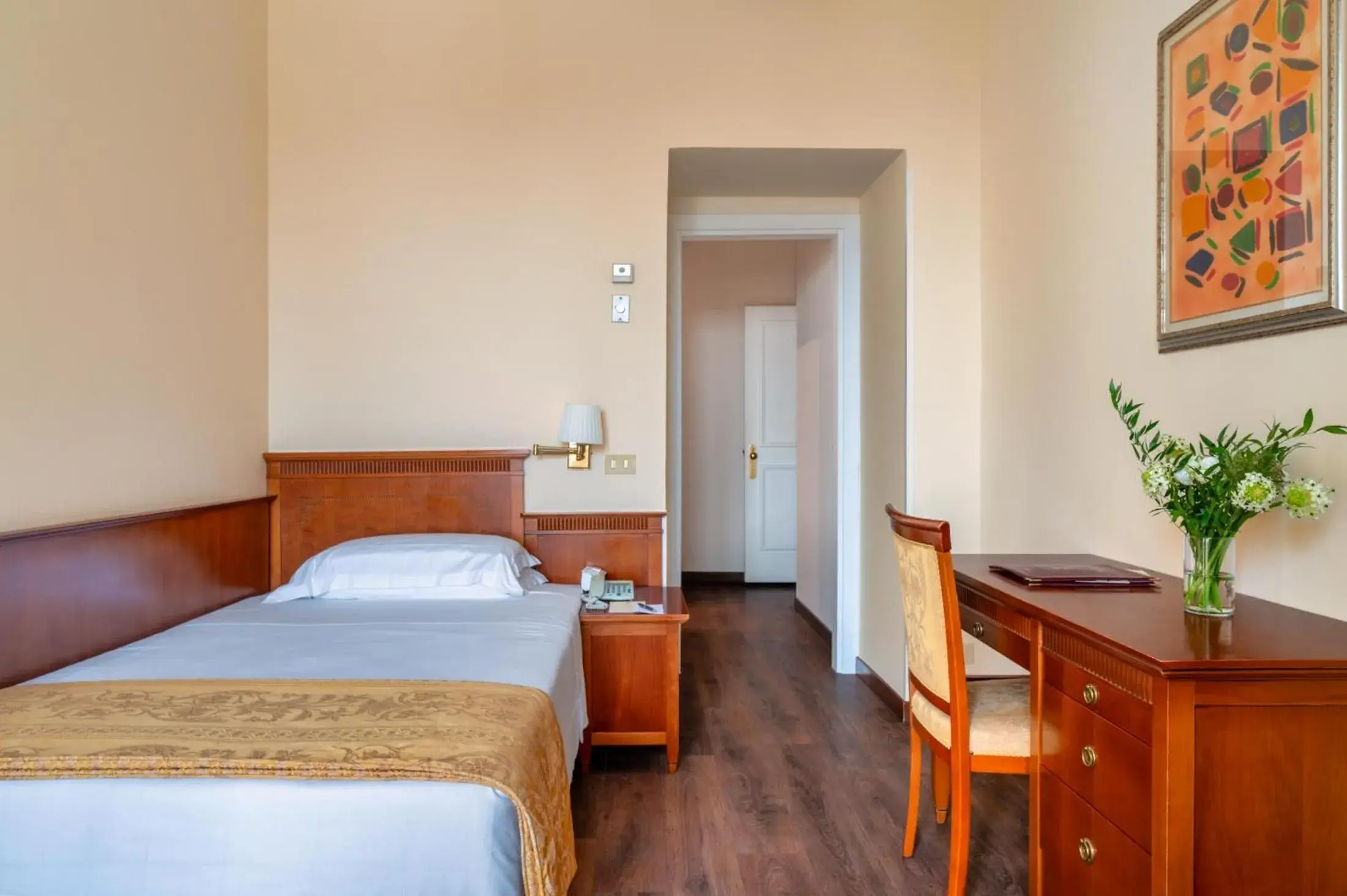 Bed in Excelsior Palace Hotel Bed in Excelsior Palace Hotel