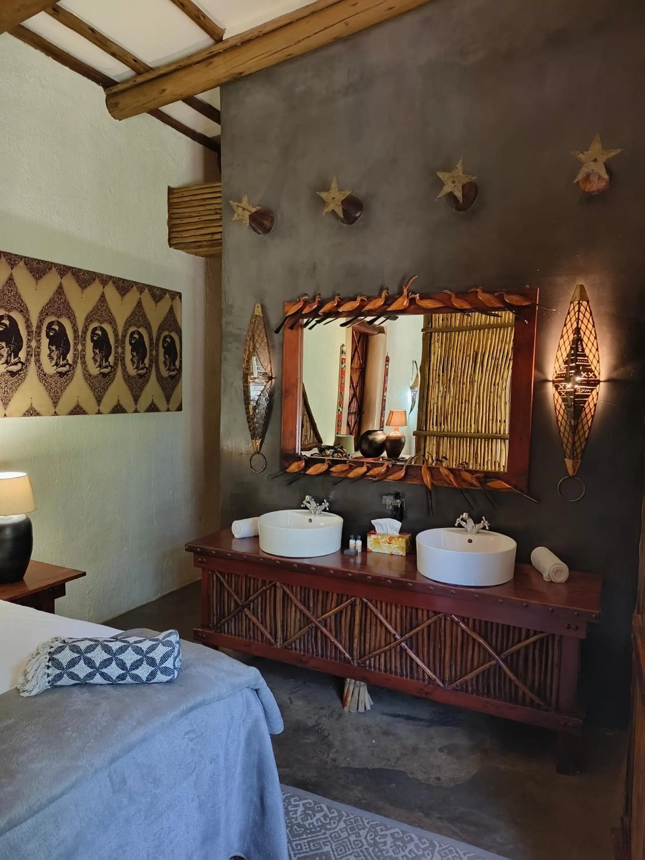 Bed in Dar Amane Guest House