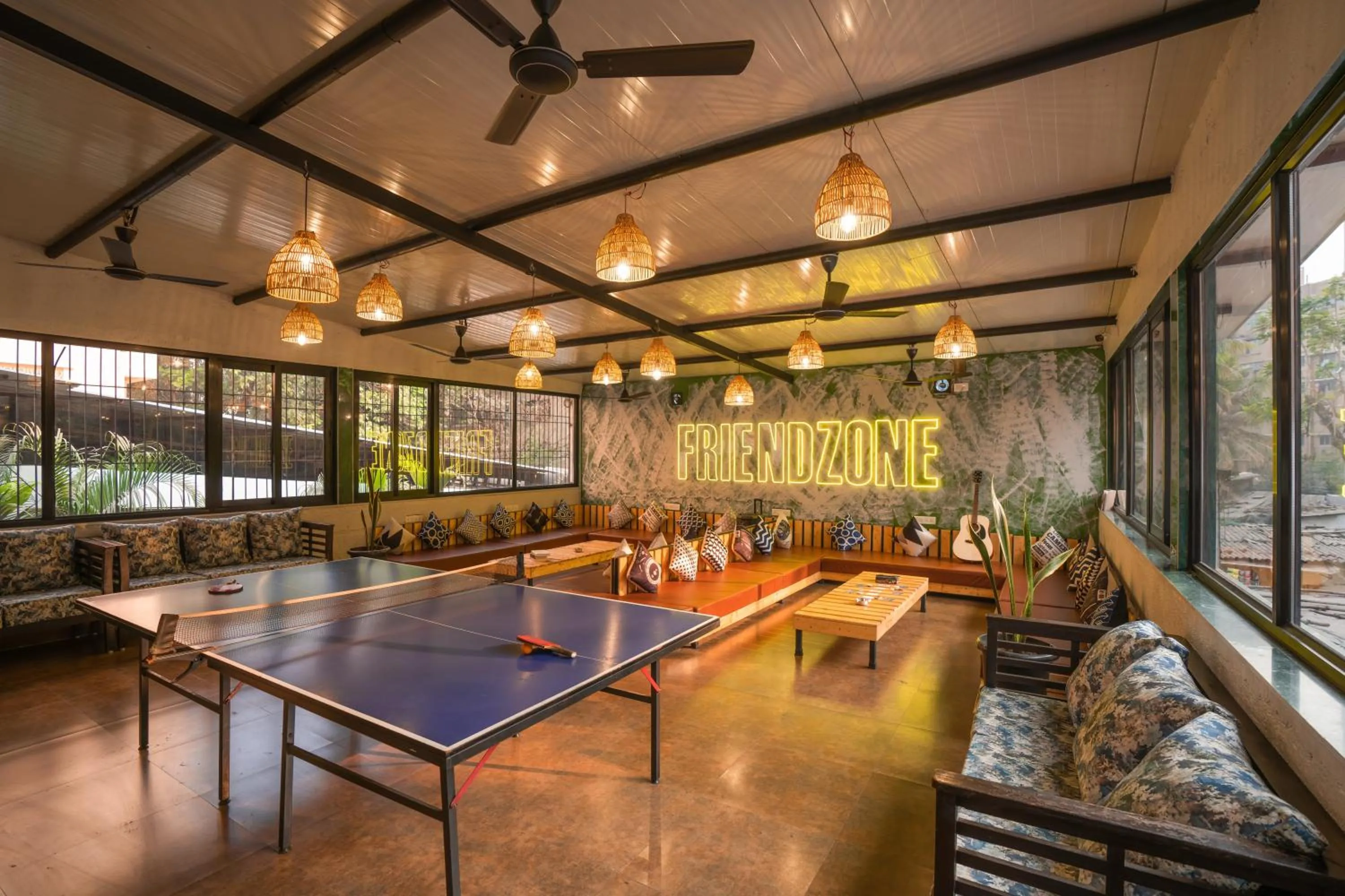 Game Room in Zostel Mumbai