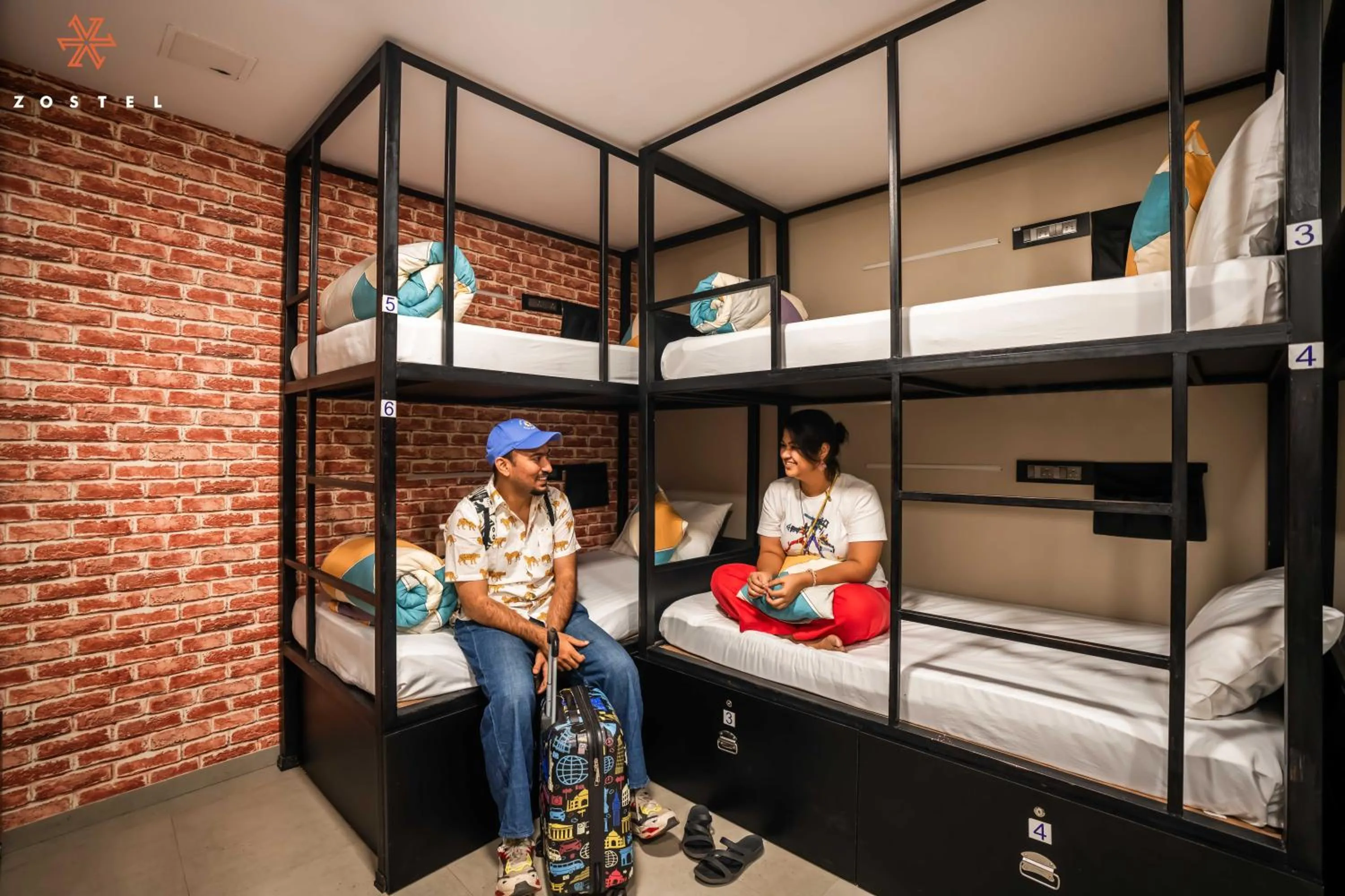 Bed in Zostel Mumbai