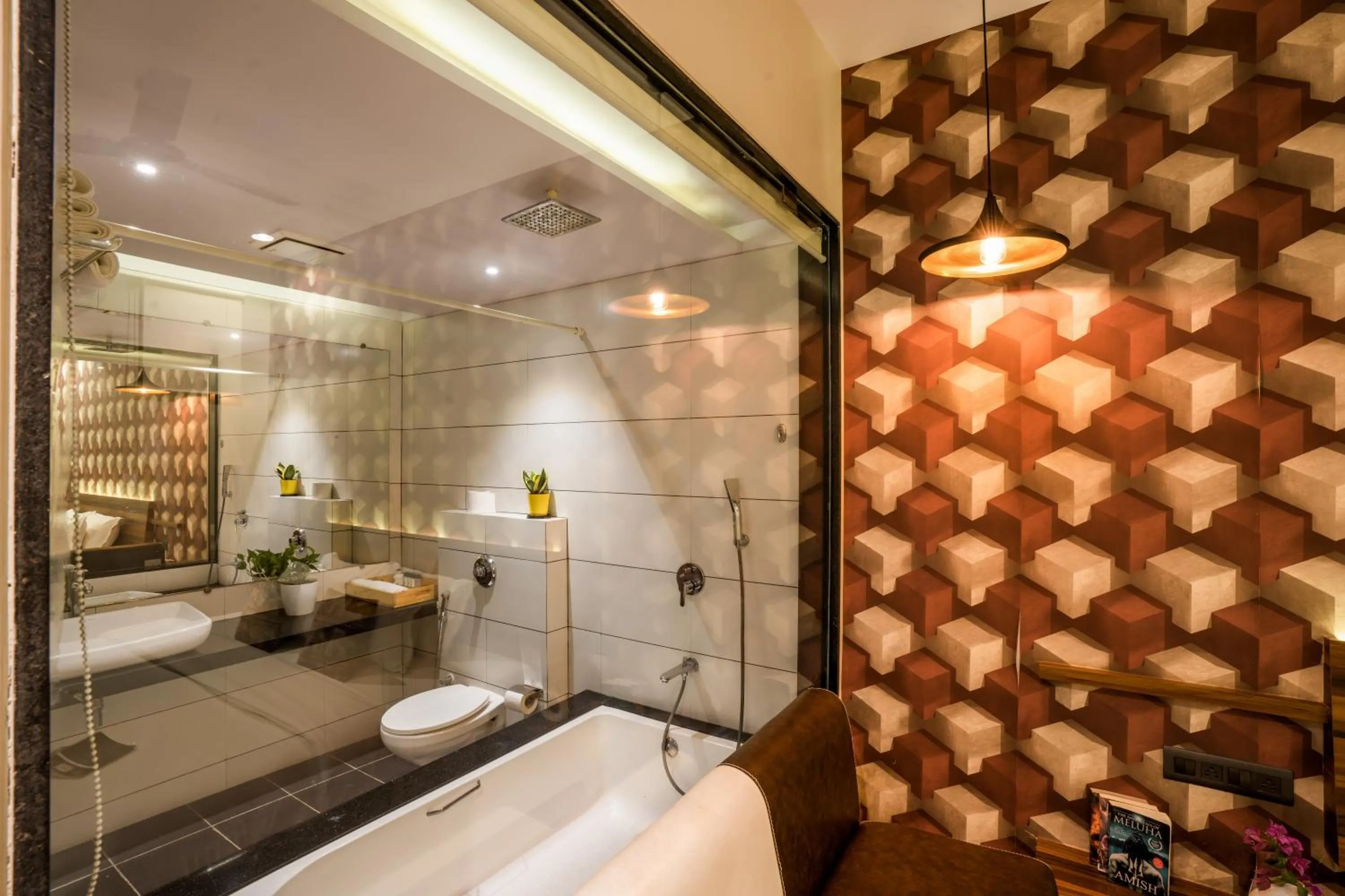 Shower in Zostel Mumbai