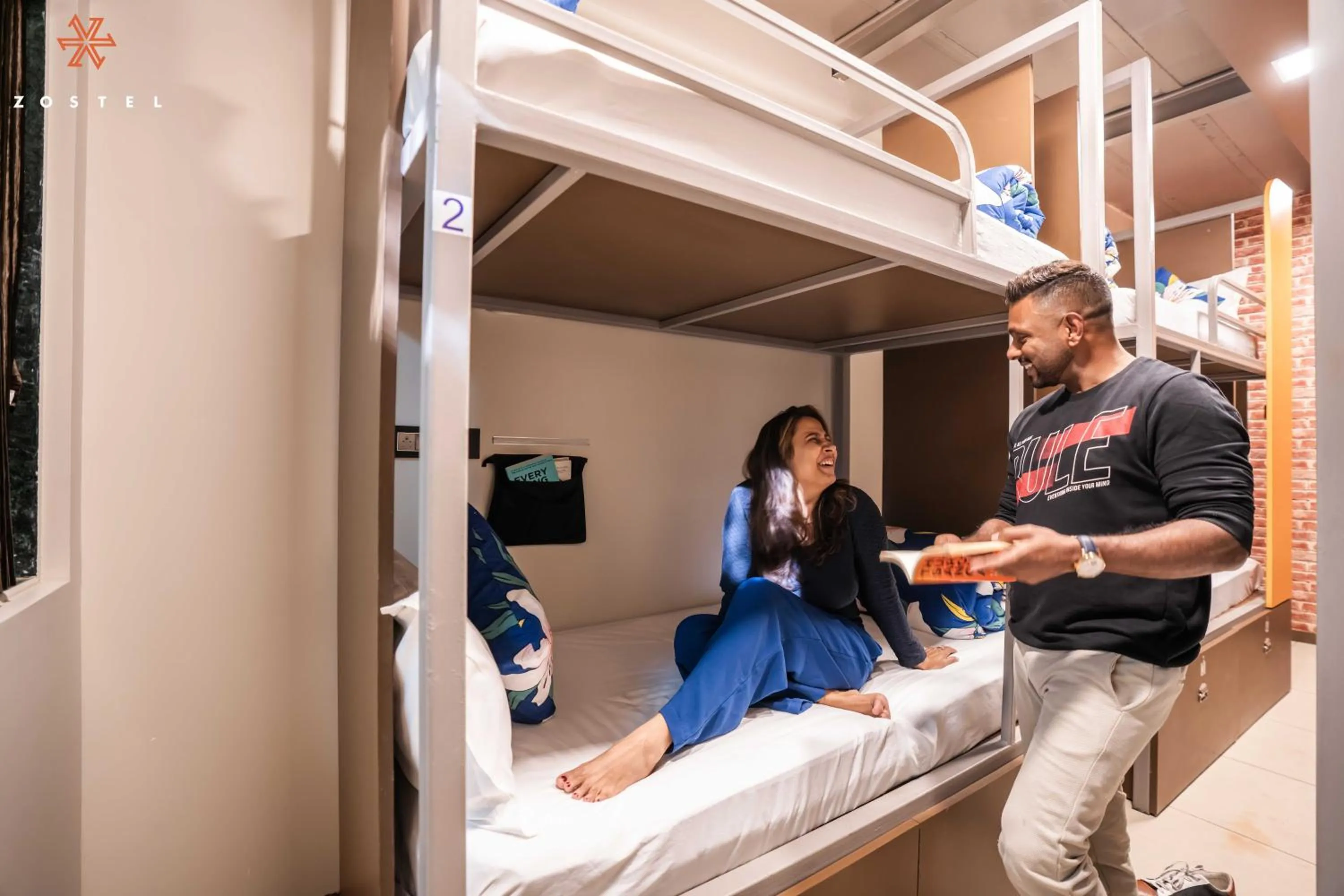 Bed in Zostel Mumbai