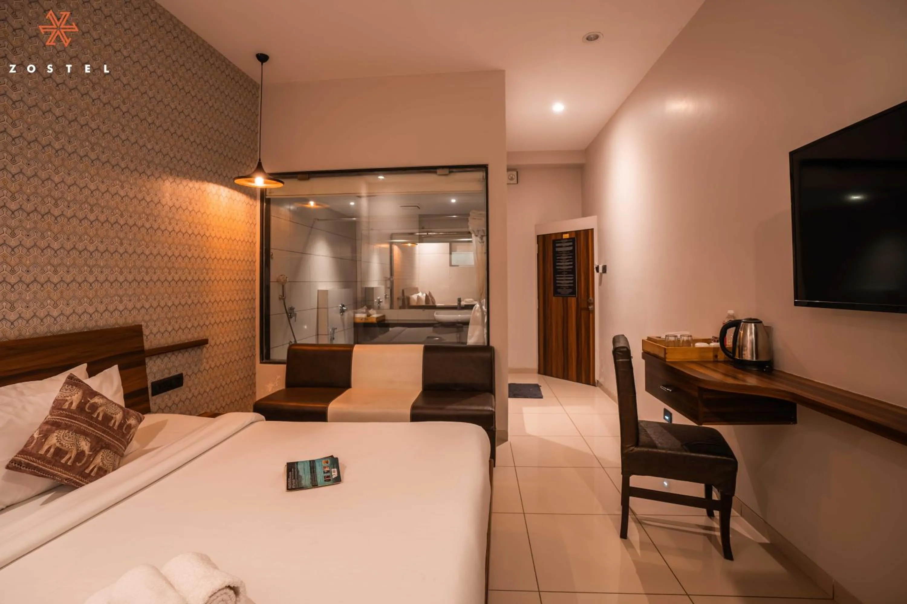 Bathroom, Bed in Zostel Mumbai