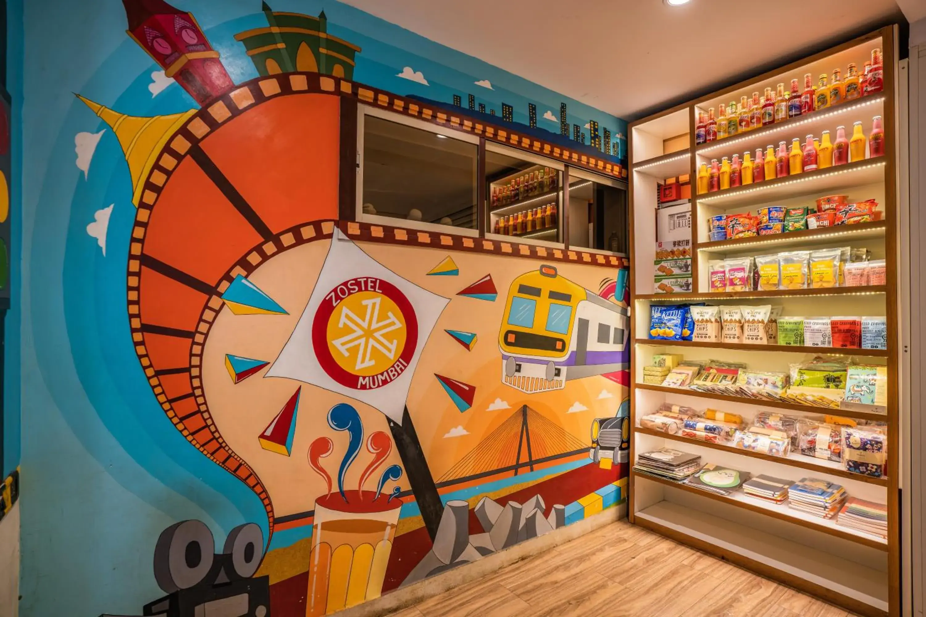 Lobby or reception in Zostel Mumbai Lobby or reception in Zostel Mumbai