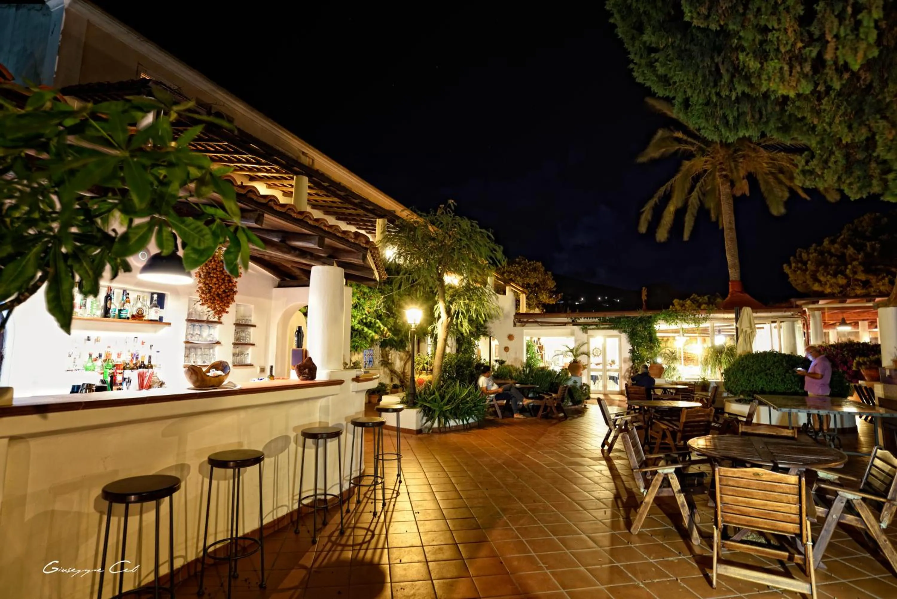 Patio in Gattopardo Park Hotel