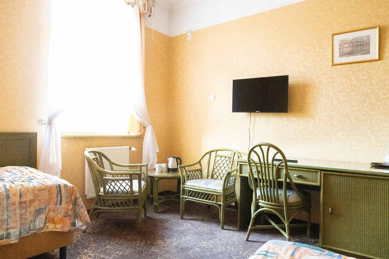 Bed in Hotel Calisia