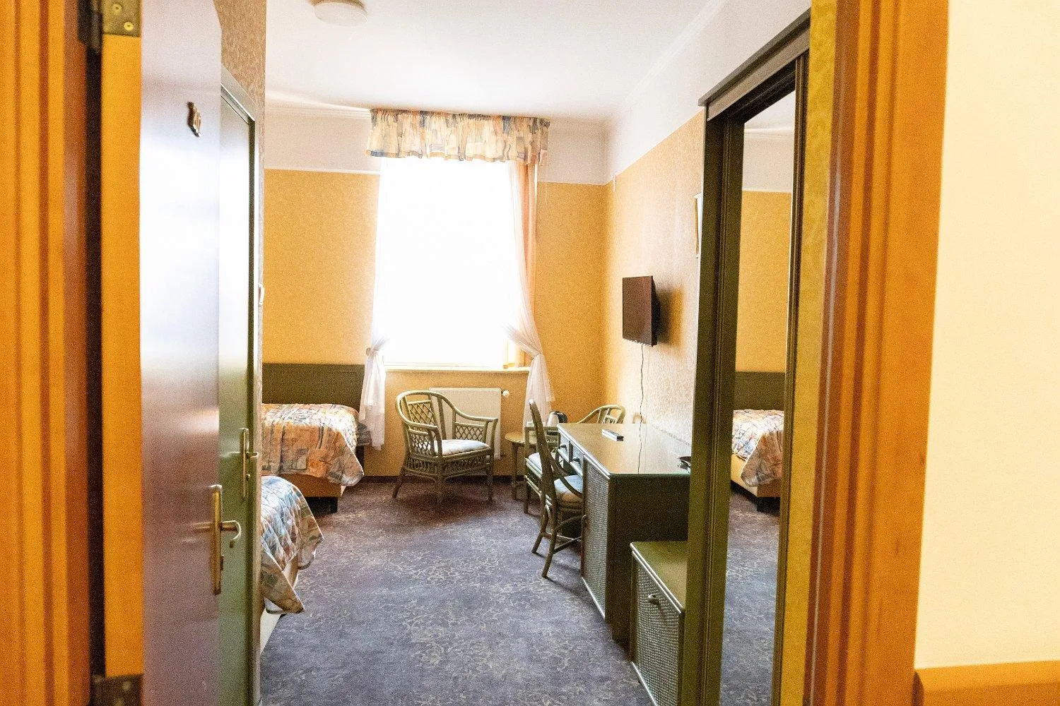 Bed in Hotel Calisia