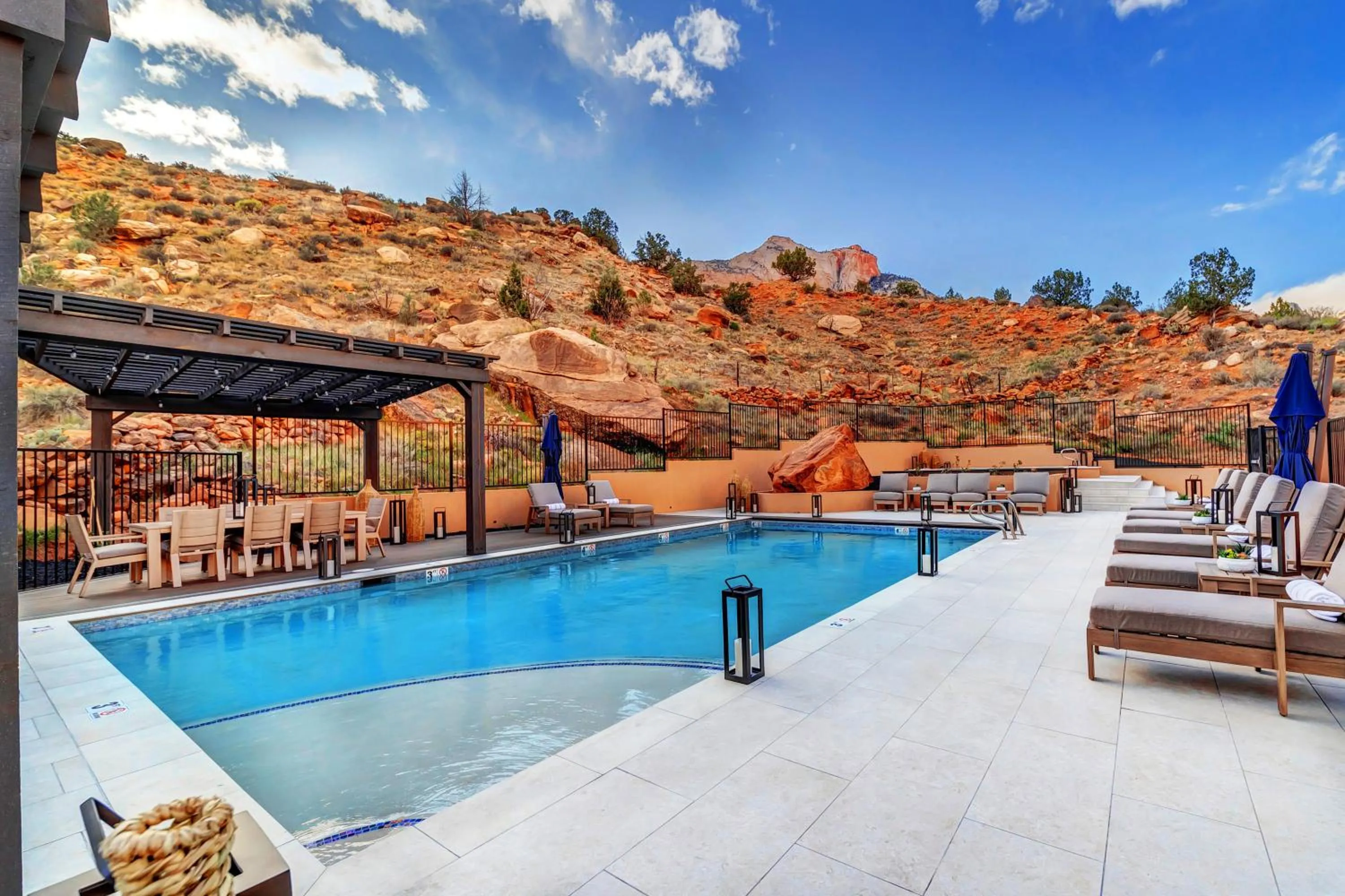 Swimming pool in LaFave Luxury Rentals at Zion