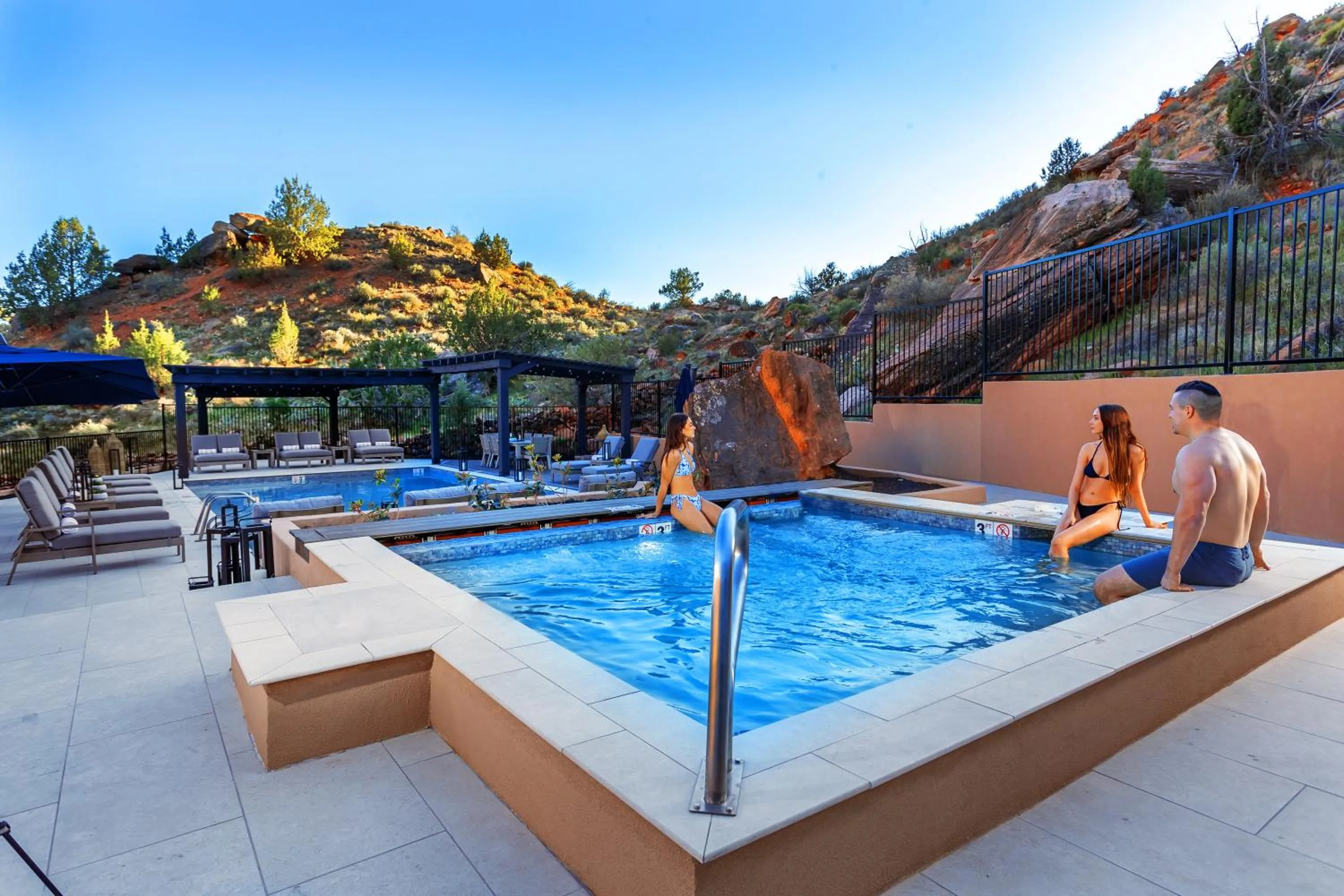 Swimming pool in LaFave Luxury Rentals at Zion