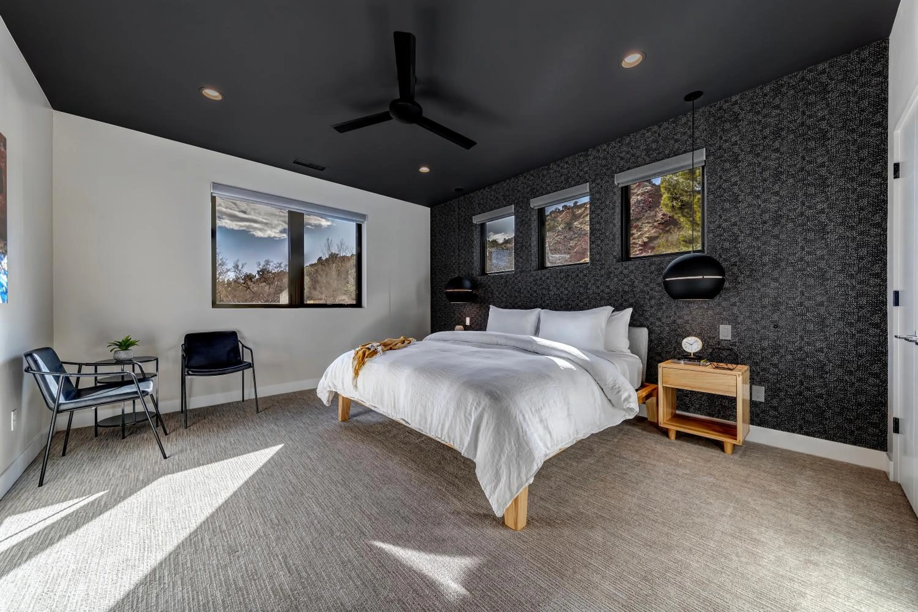 Bed in LaFave Luxury Rentals at Zion