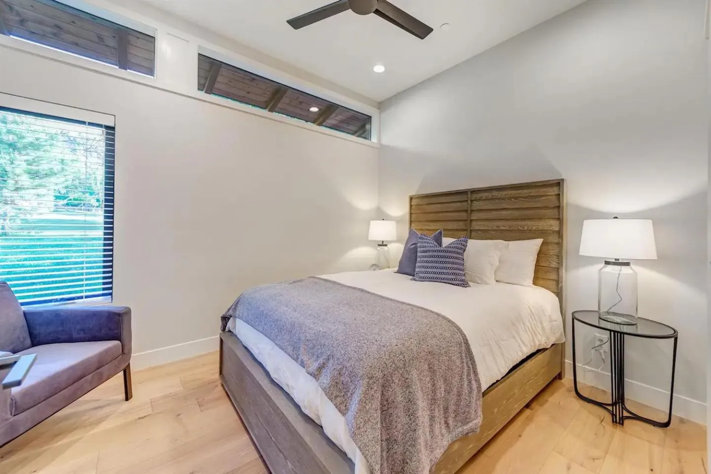 Bed in LaFave Luxury Rentals at Zion