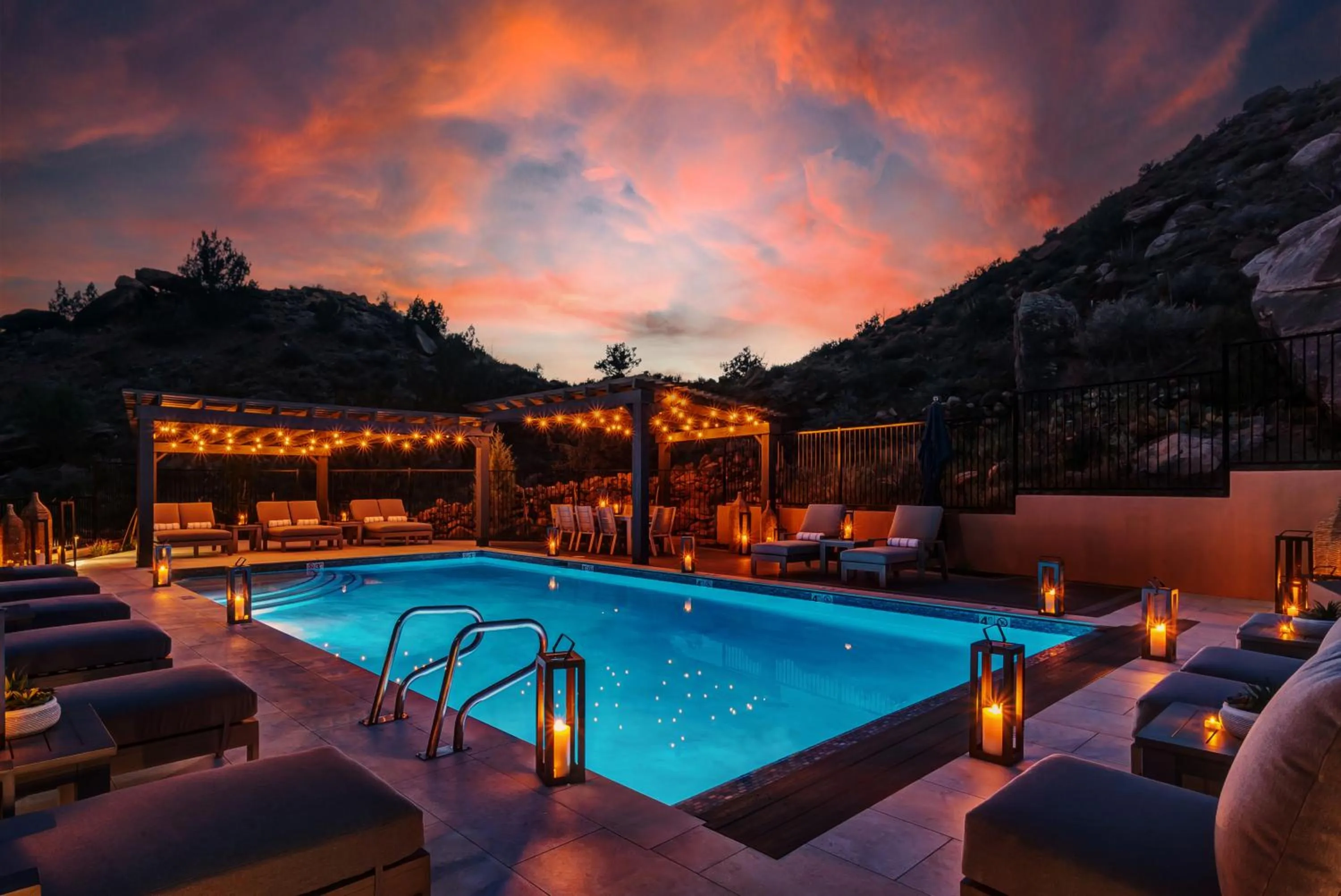 Swimming pool in LaFave Luxury Rentals at Zion