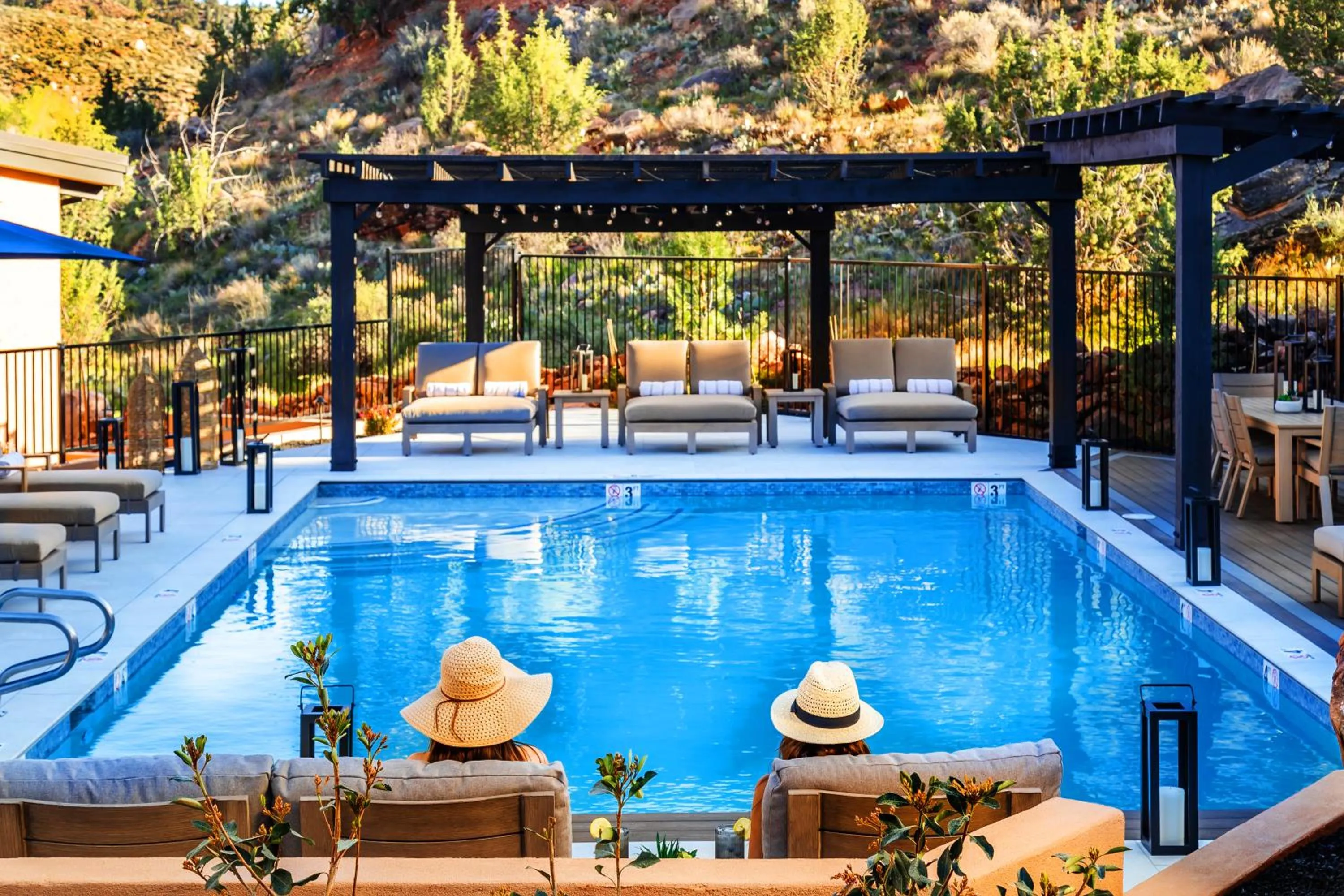 Swimming pool in LaFave Luxury Rentals at Zion