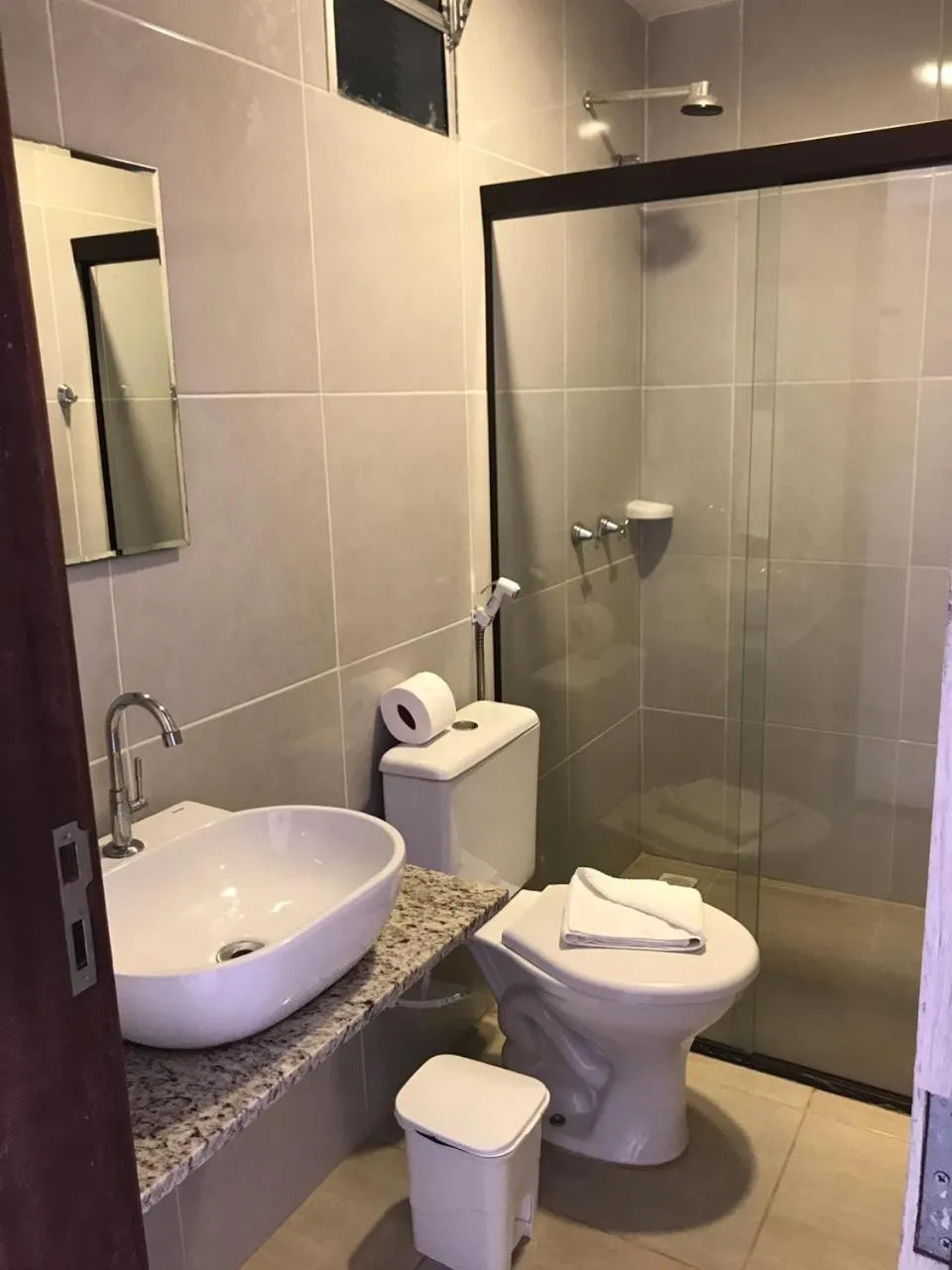 Bathroom in Pousada Maraoka