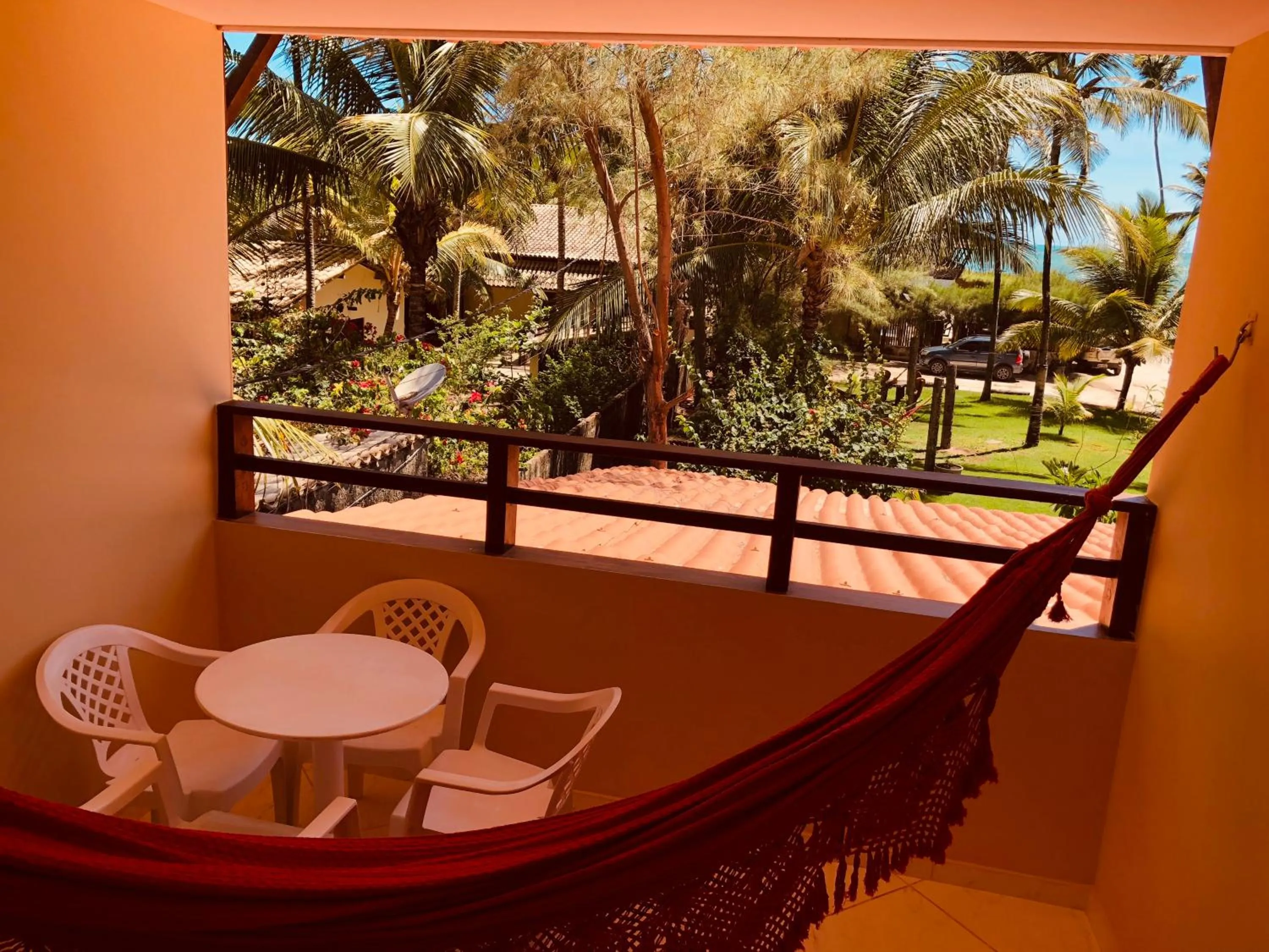 Balcony/Terrace in Pousada Maraoka