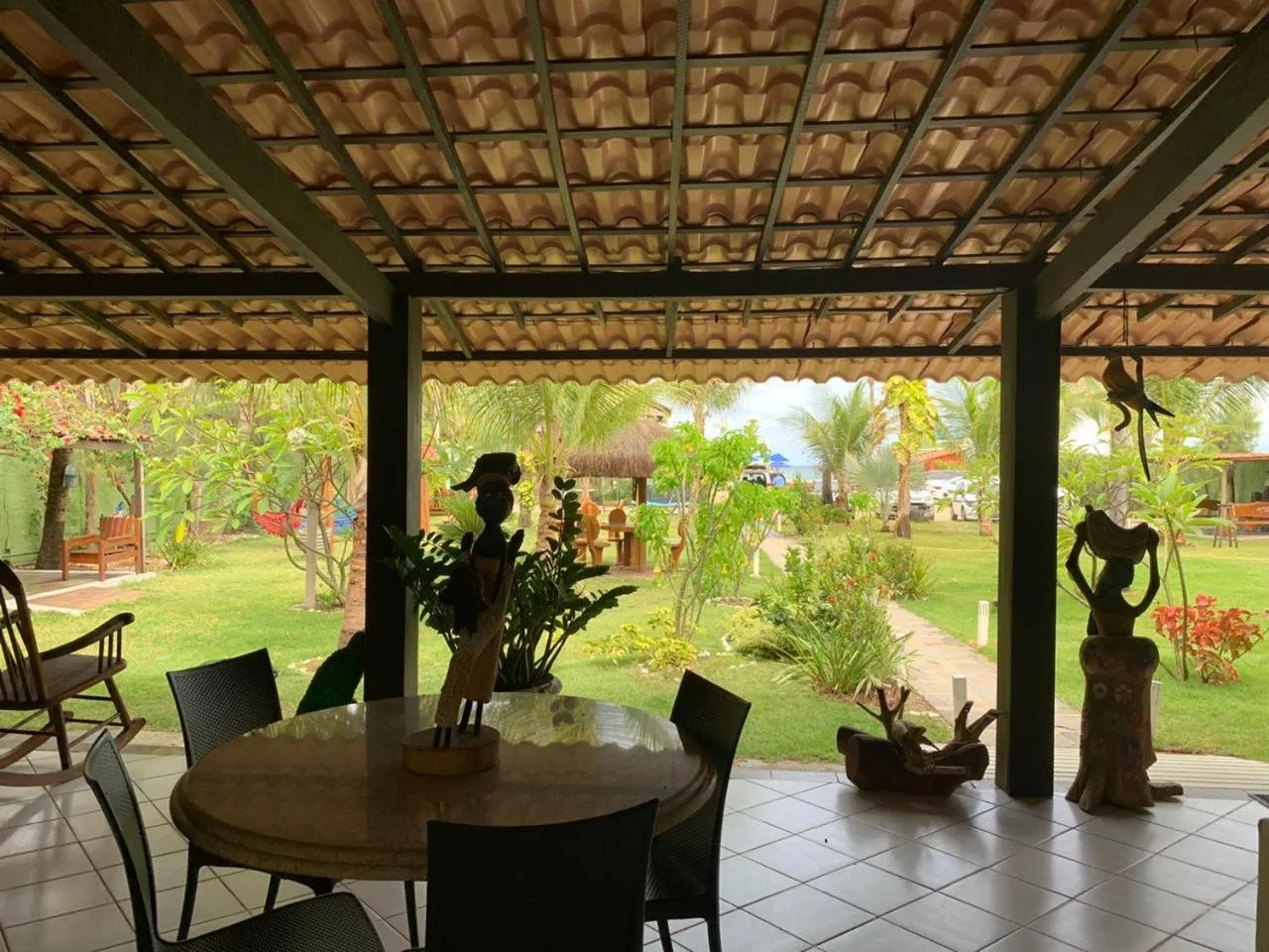 Balcony/Terrace in Pousada Maraoka