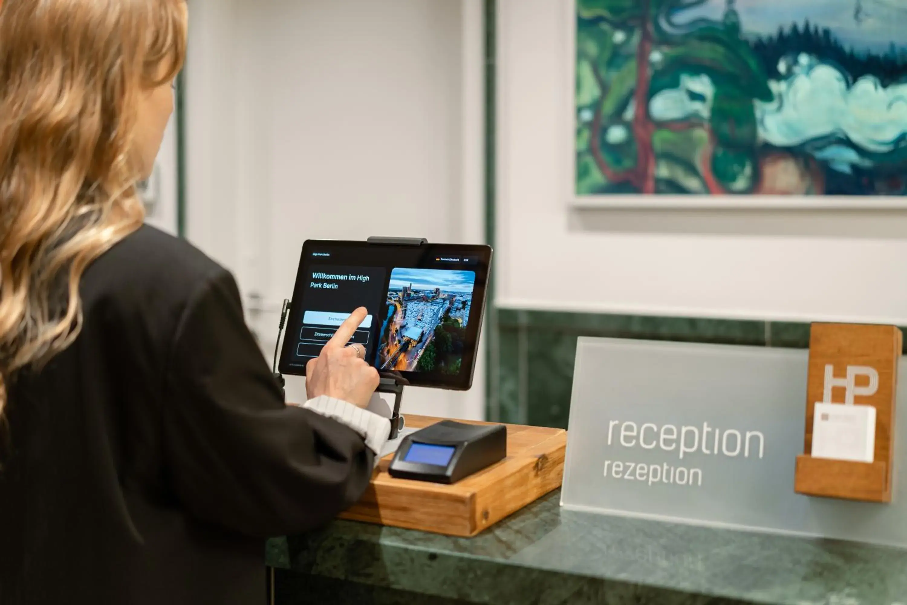 Lobby or reception in HighPark Berlin am Potsdamer Platz Lobby or reception in HighPark Berlin am Potsdamer Platz