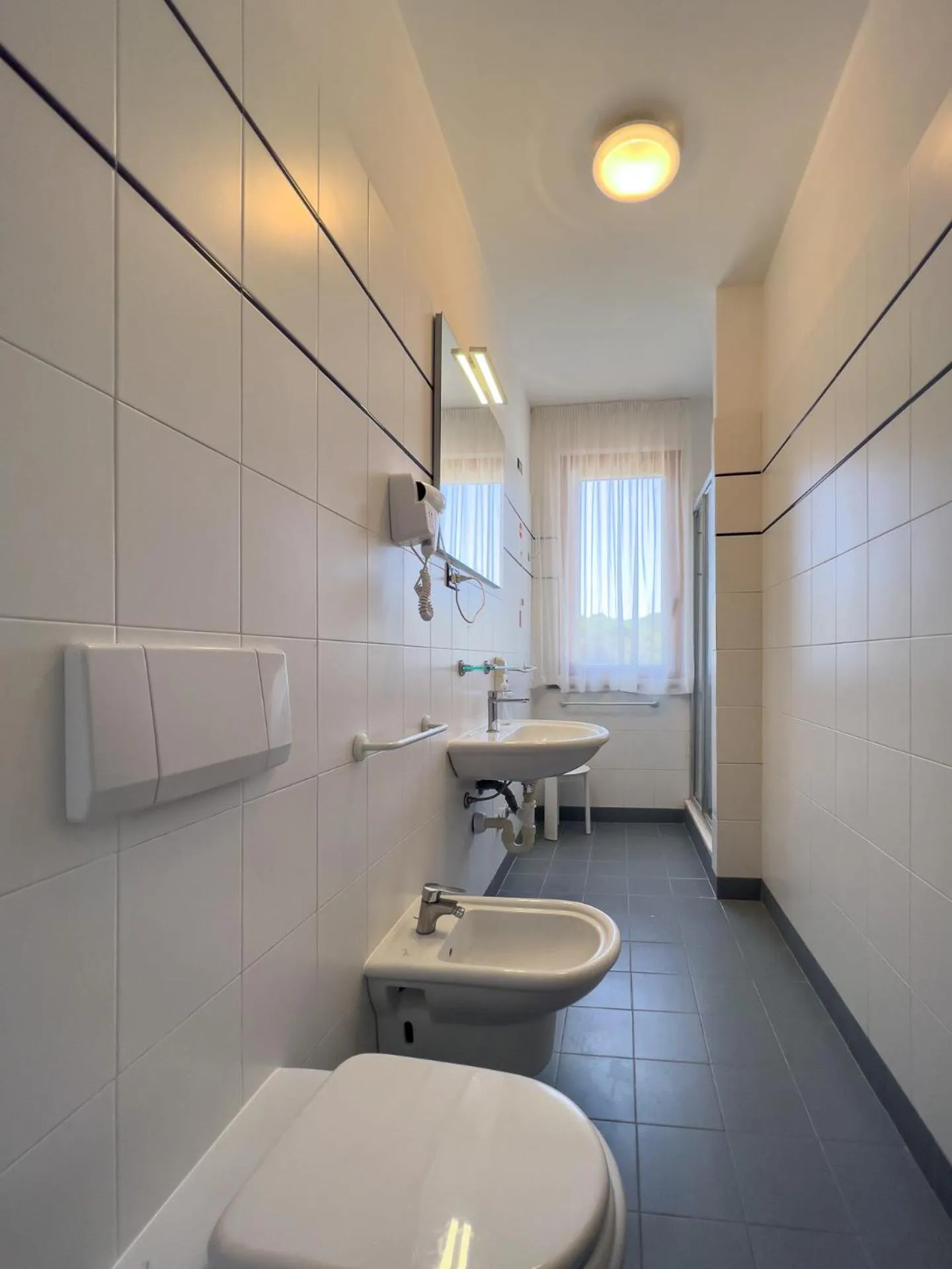 Bathroom in Hotel Brigantino