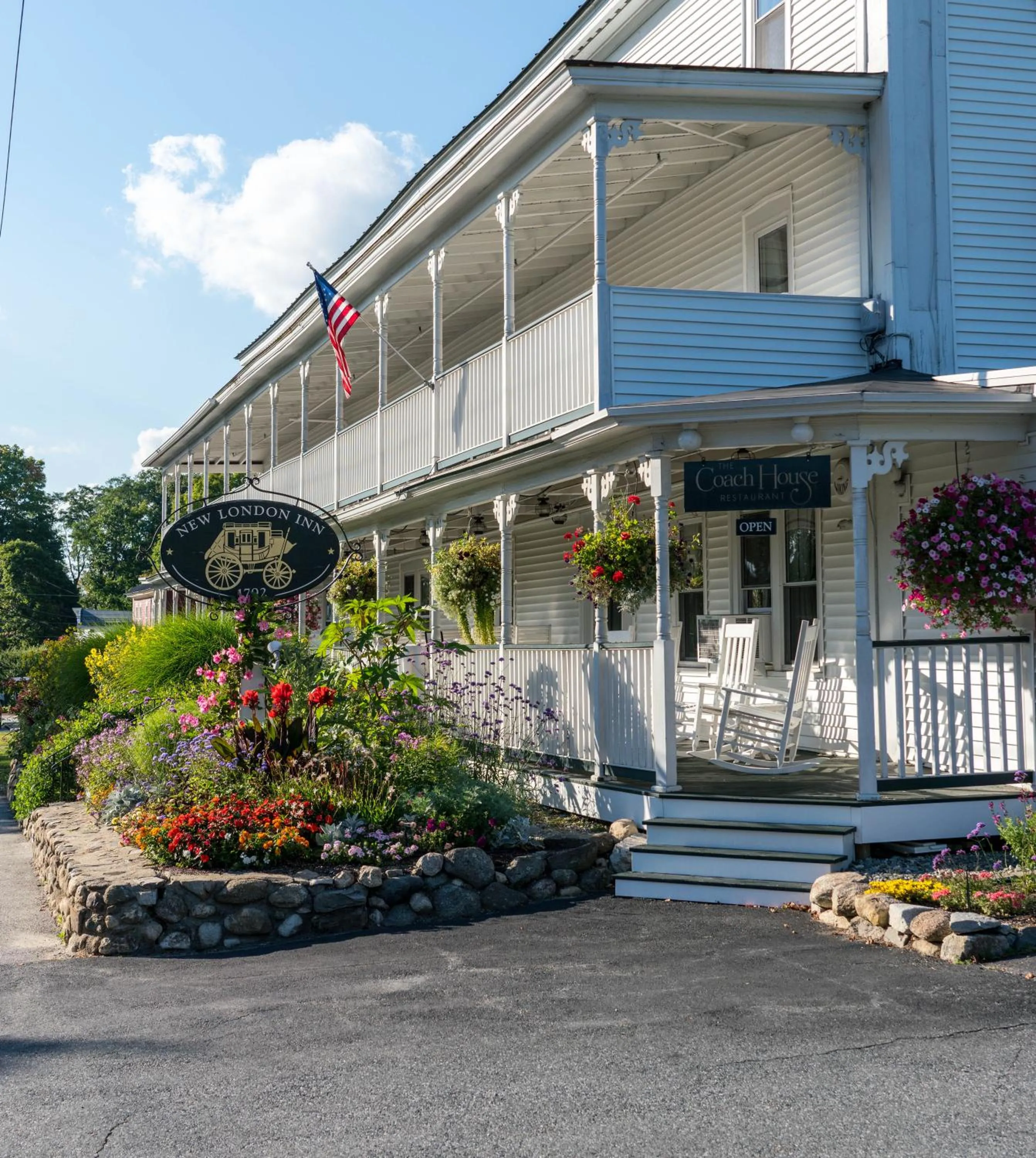 Garden in The New London Inn