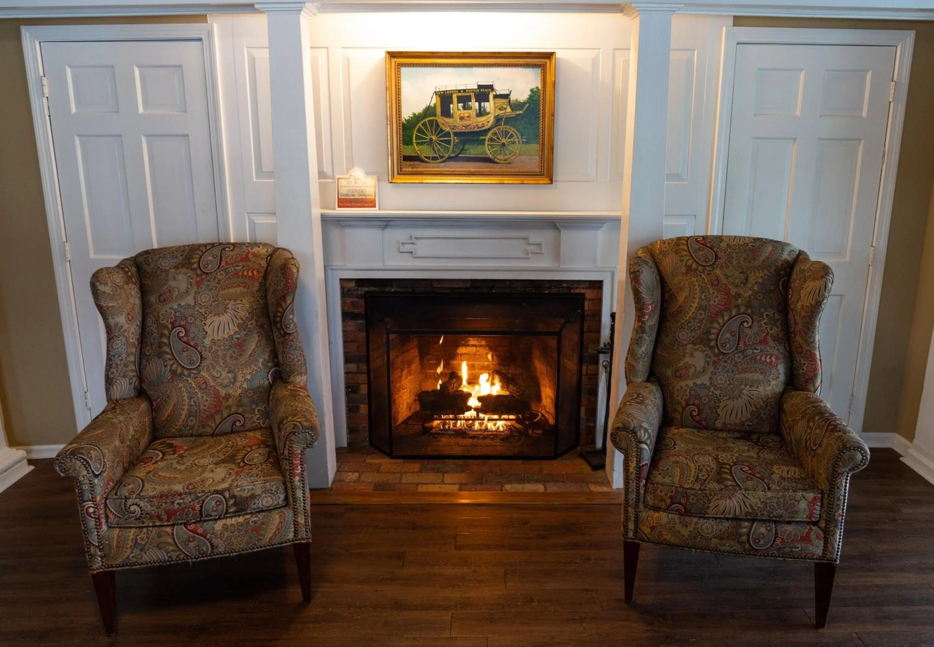 Seating area in The New London Inn