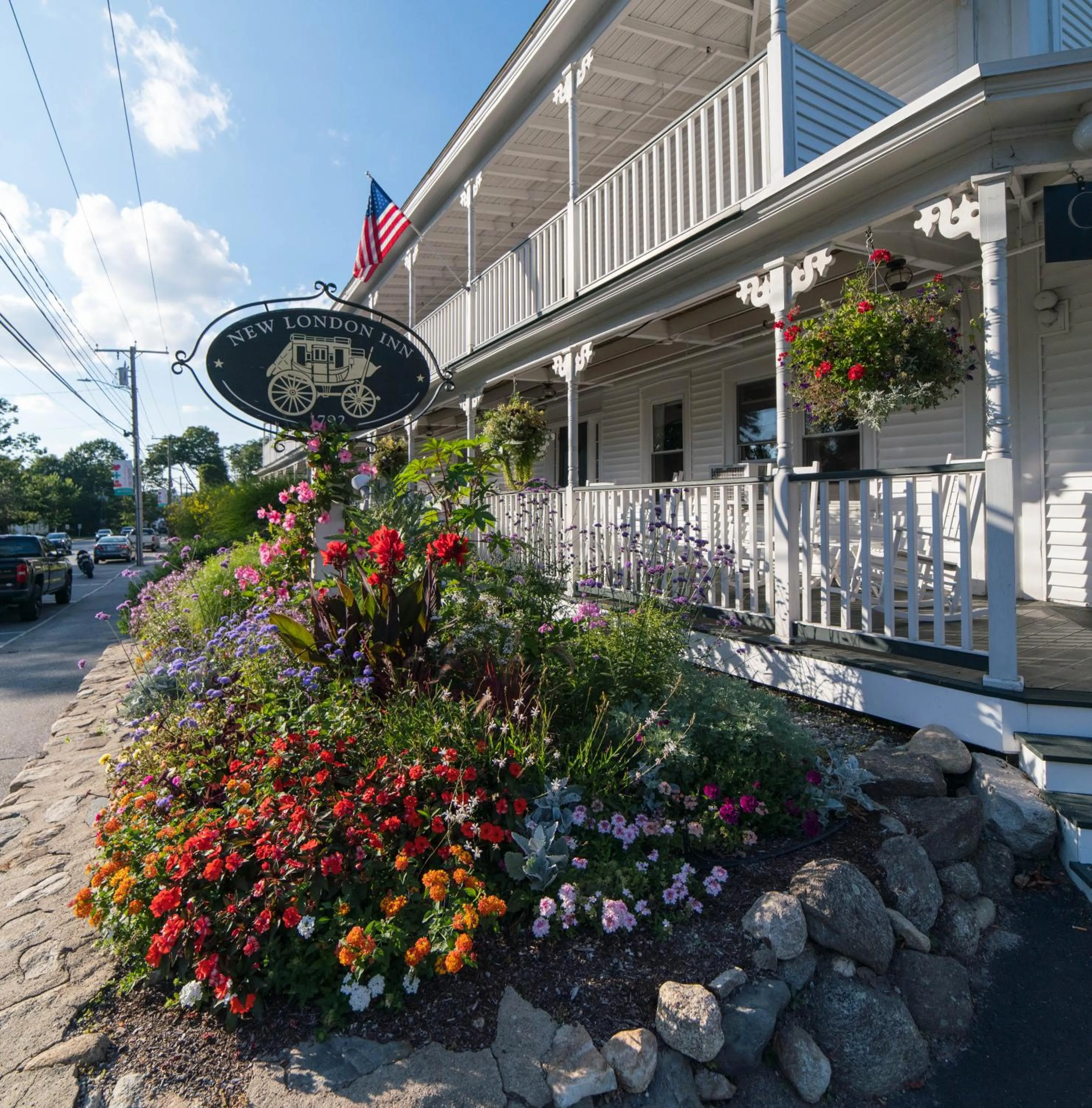 Garden in The New London Inn