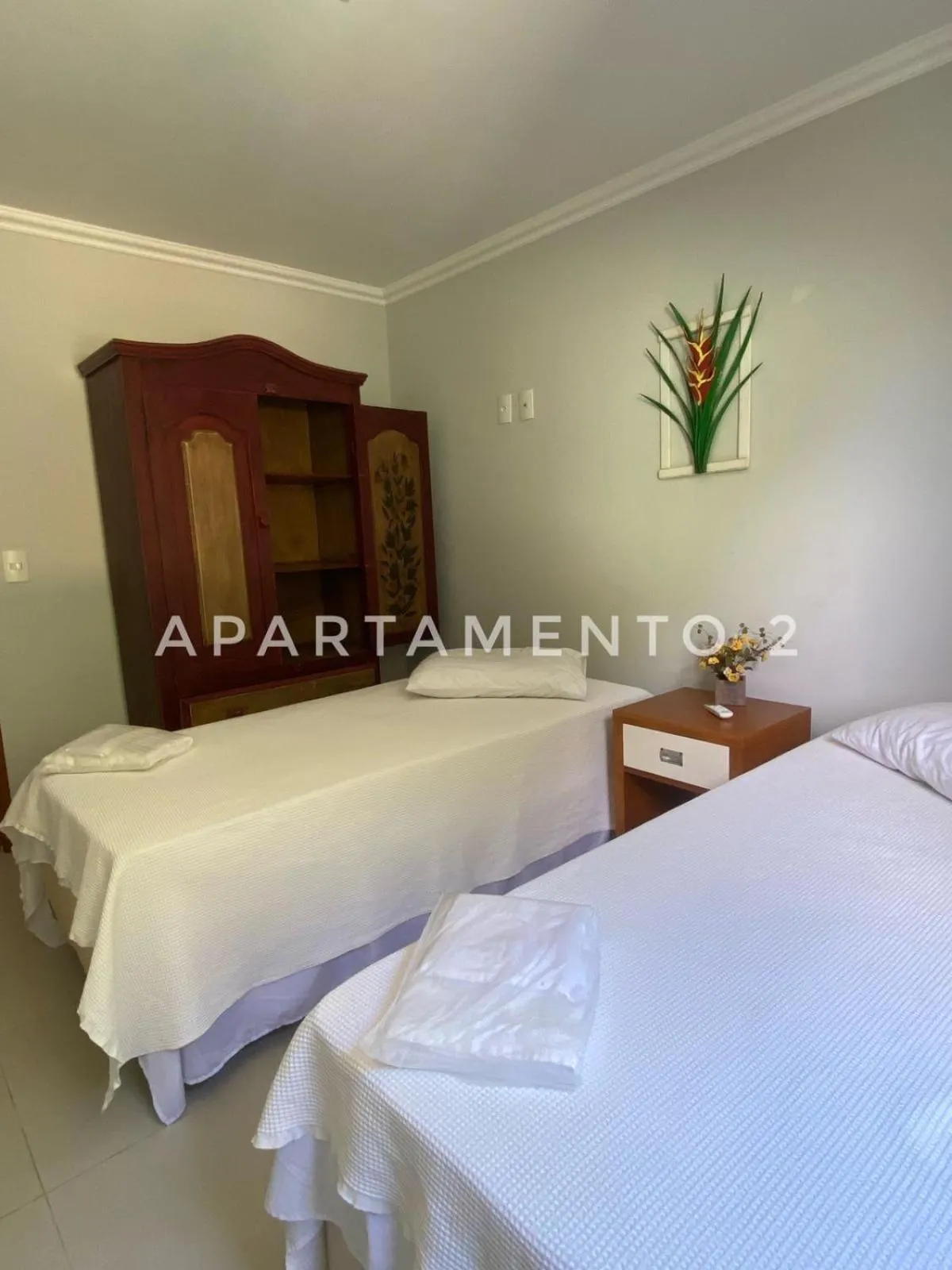 Bed in Apart Hotel Angra dos Reis II