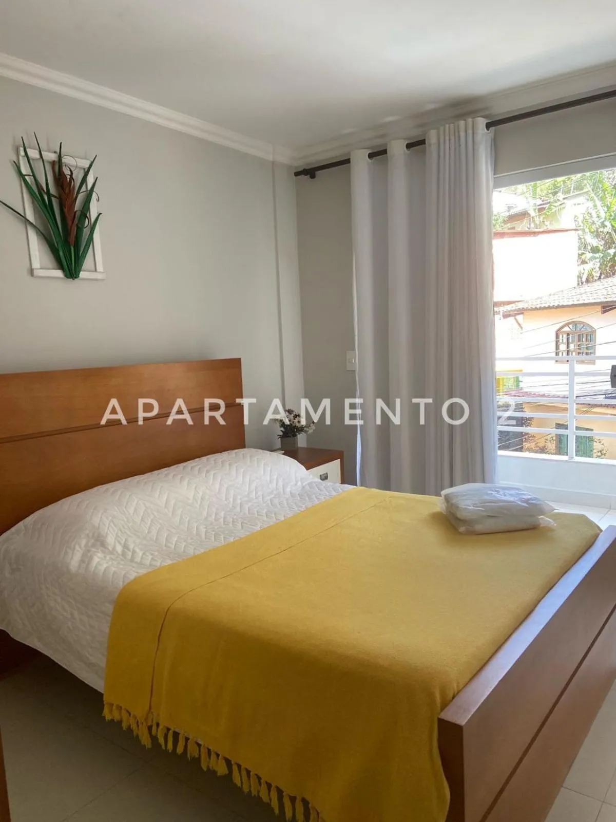 Bed in Apart Hotel Angra dos Reis II