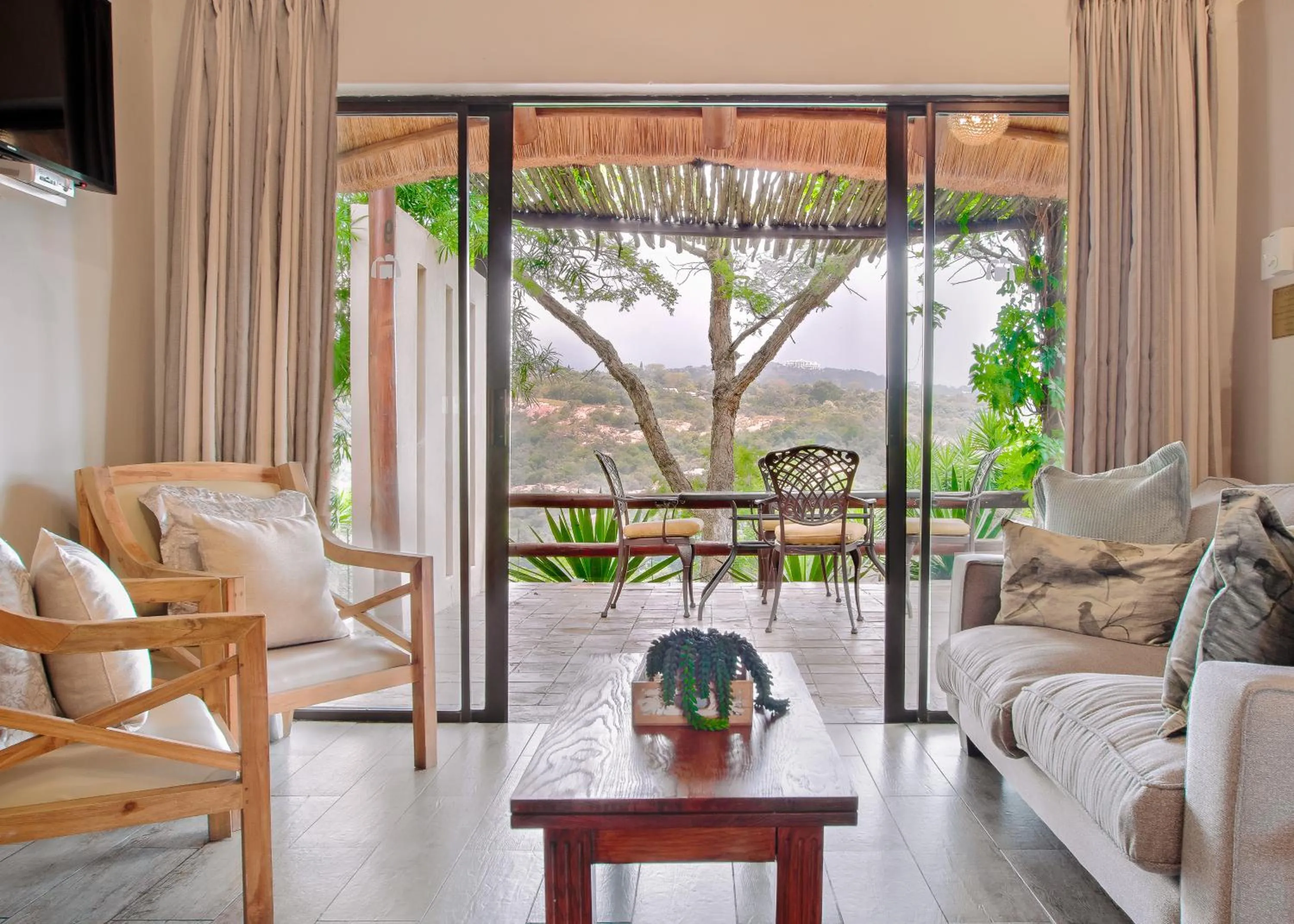 Seating area in La Roca Guest House